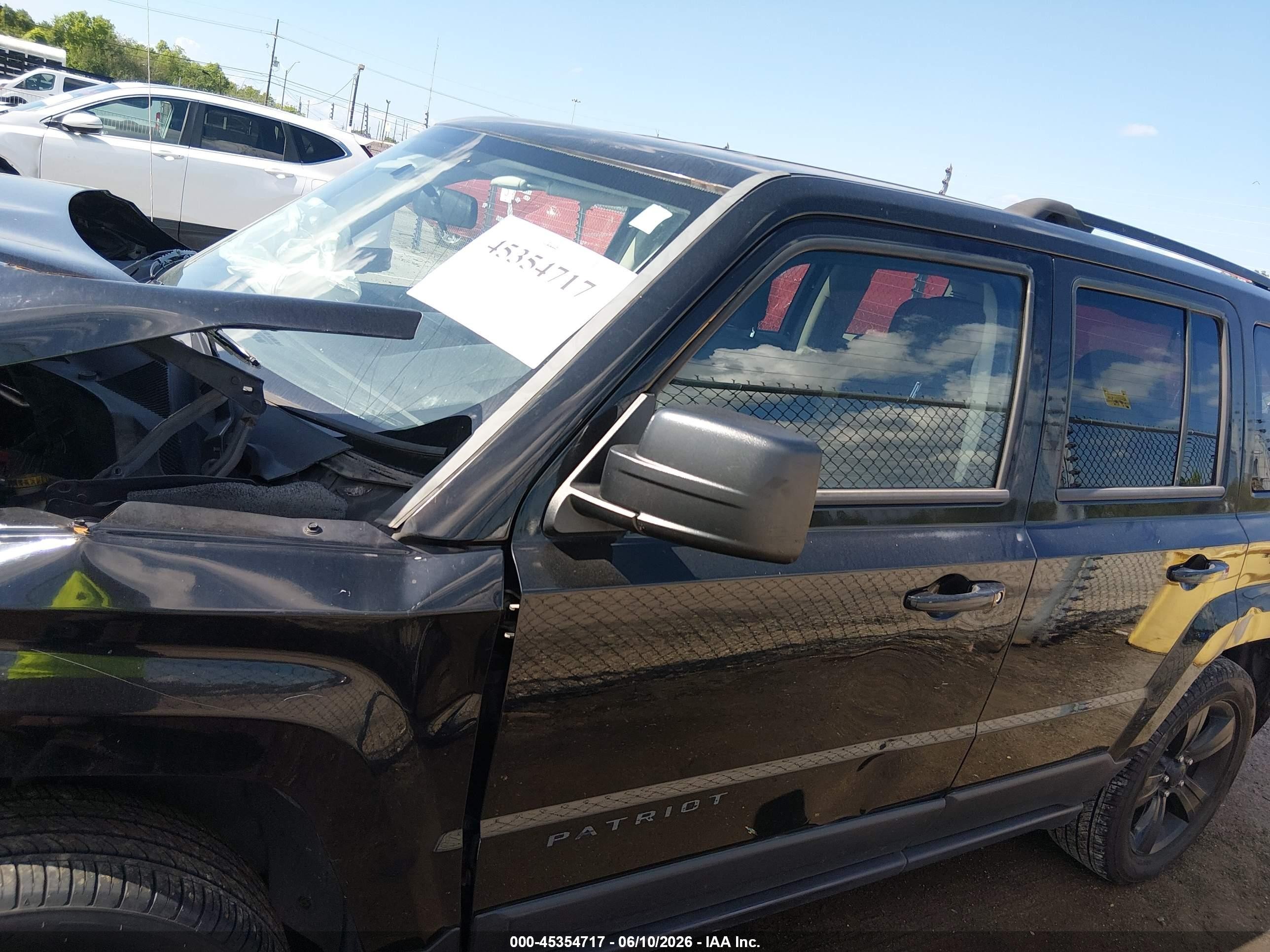 2014 Jeep Patriot Altitude Black vin: 1C4NJPBA5ED674307