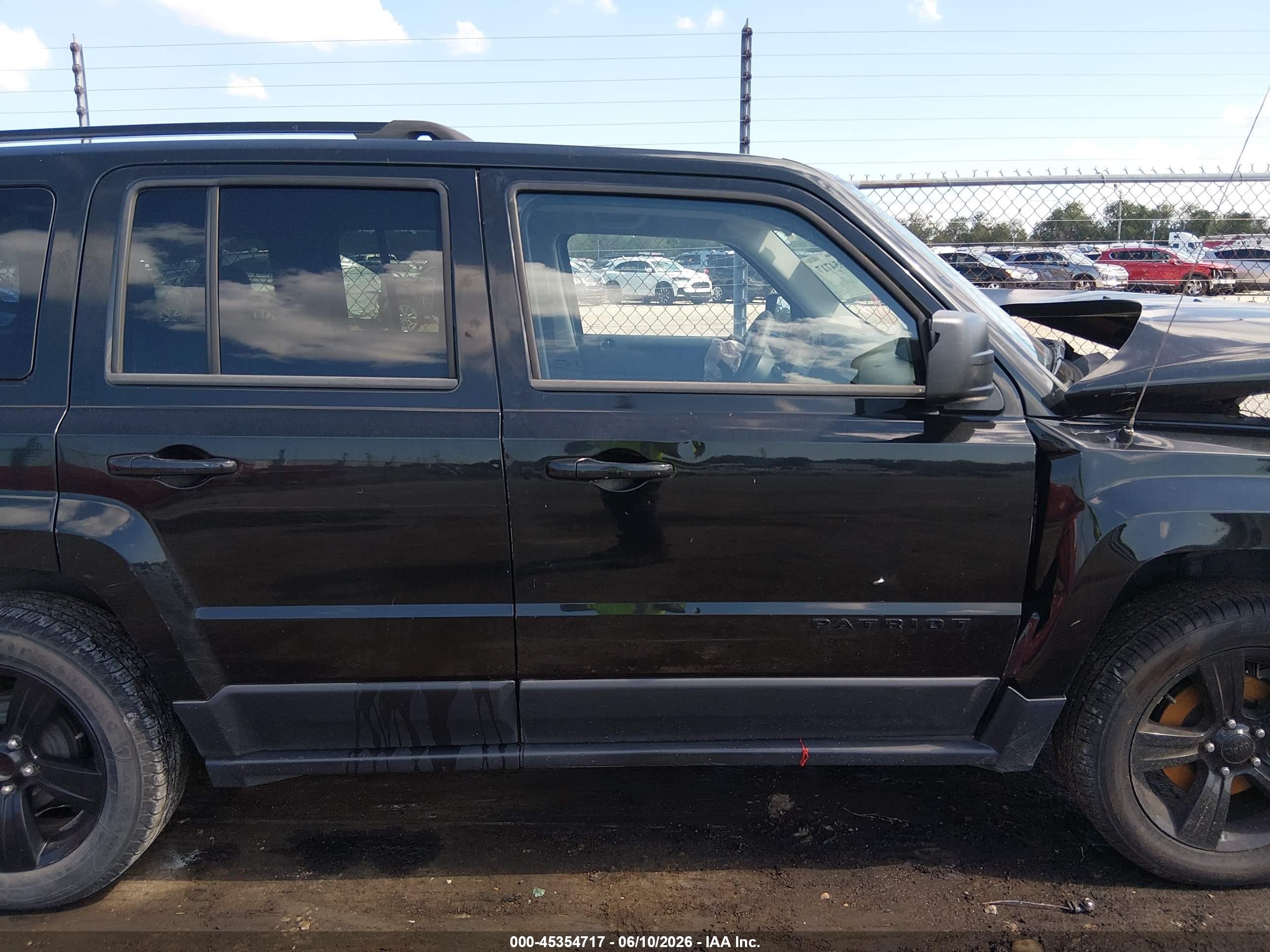 2014 Jeep Patriot Altitude Black vin: 1C4NJPBA5ED674307