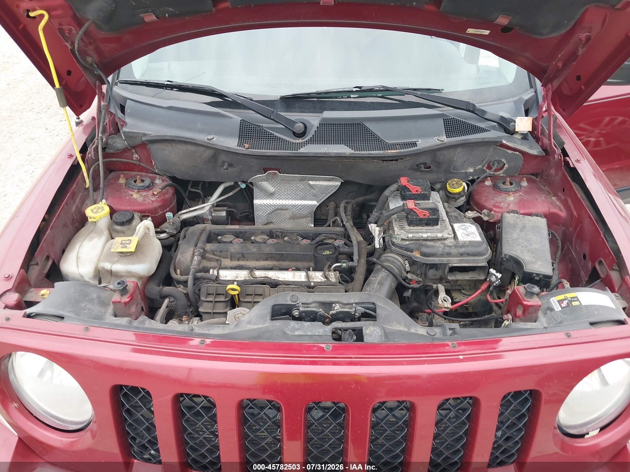 2014 Jeep Patriot Altitude Maroon vin: 1C4NJPBA5ED717897