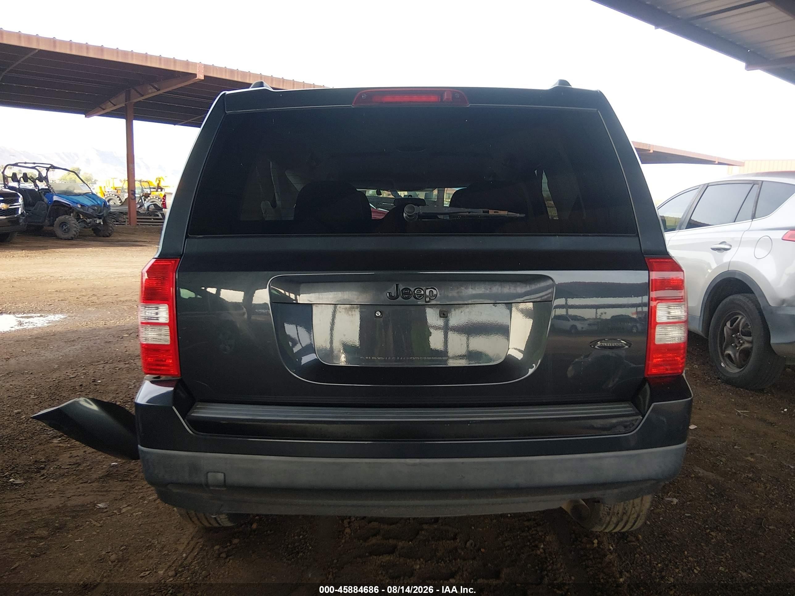 2014 Jeep Patriot Altitude Black vin: 1C4NJPBA5ED813786