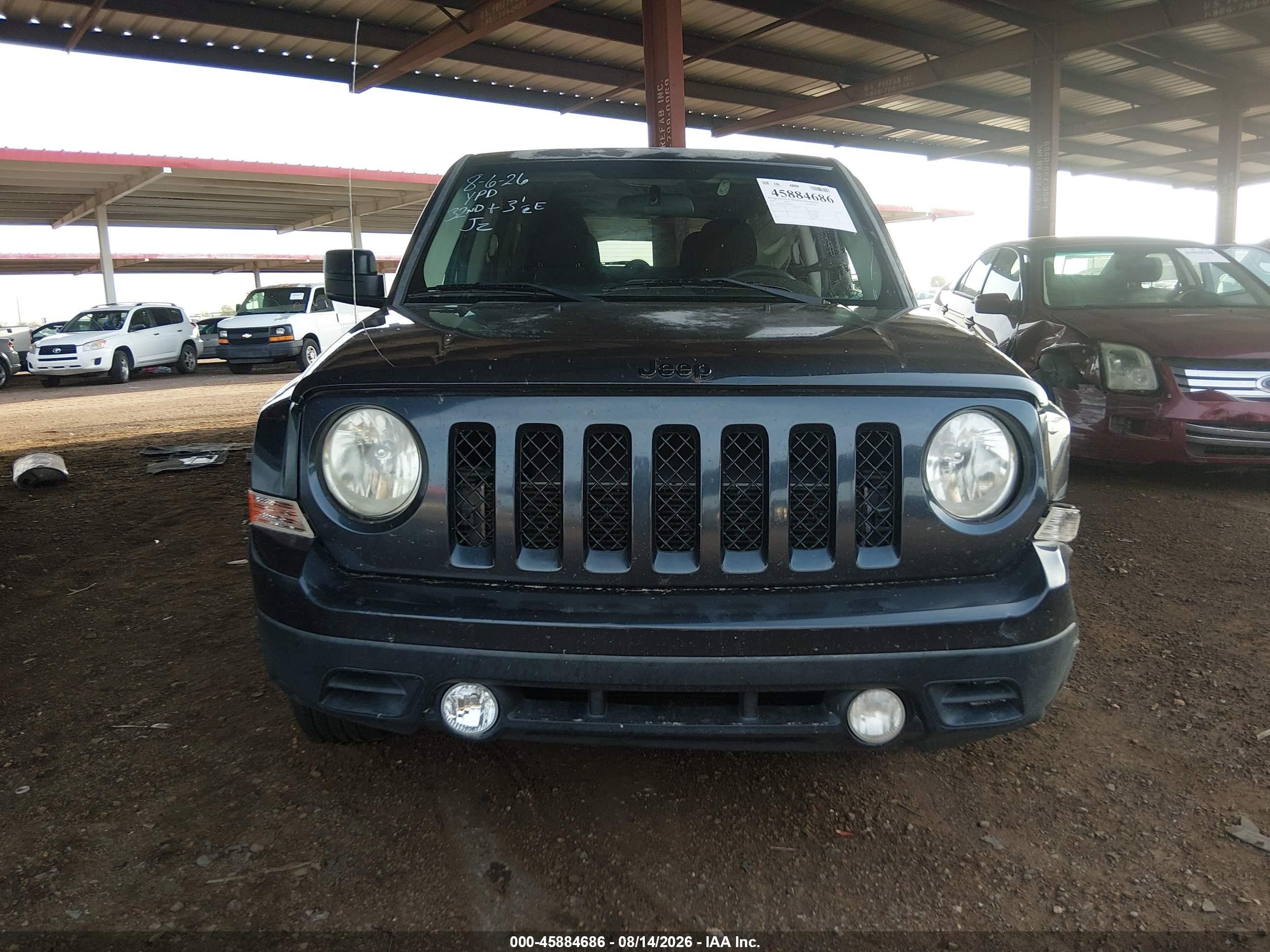 2014 Jeep Patriot Altitude Black vin: 1C4NJPBA5ED813786