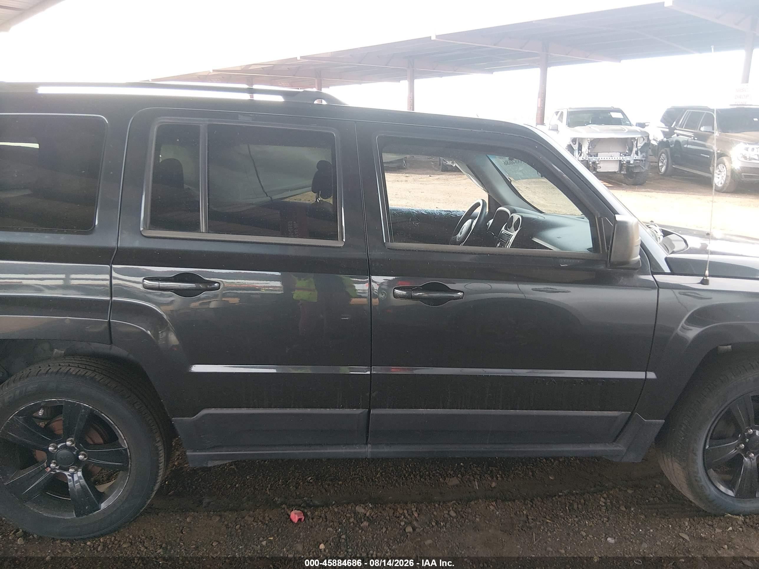 2014 Jeep Patriot Altitude Black vin: 1C4NJPBA5ED813786