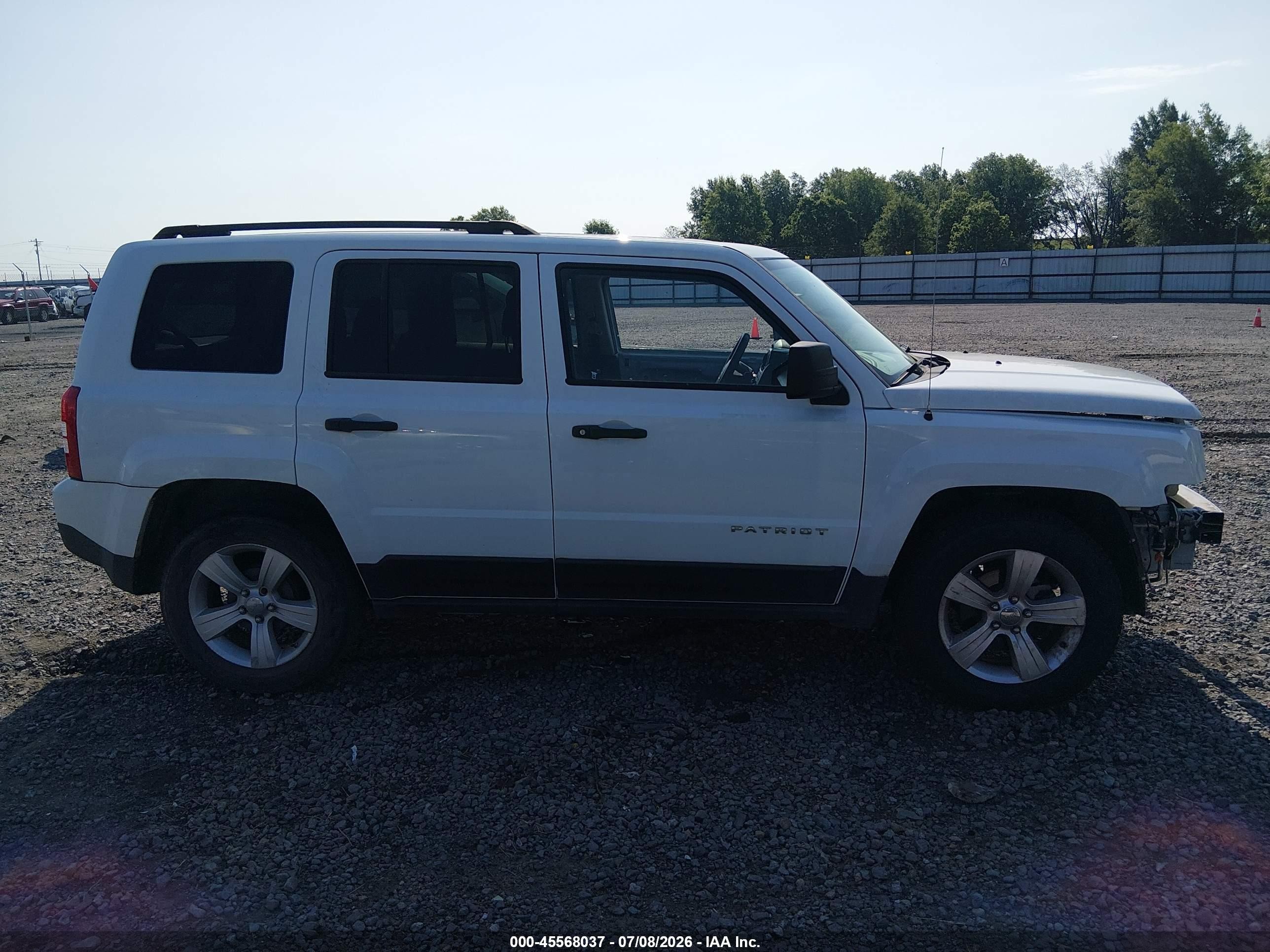 2014 Jeep Patriot Sport White vin: 1C4NJPBA5ED881330