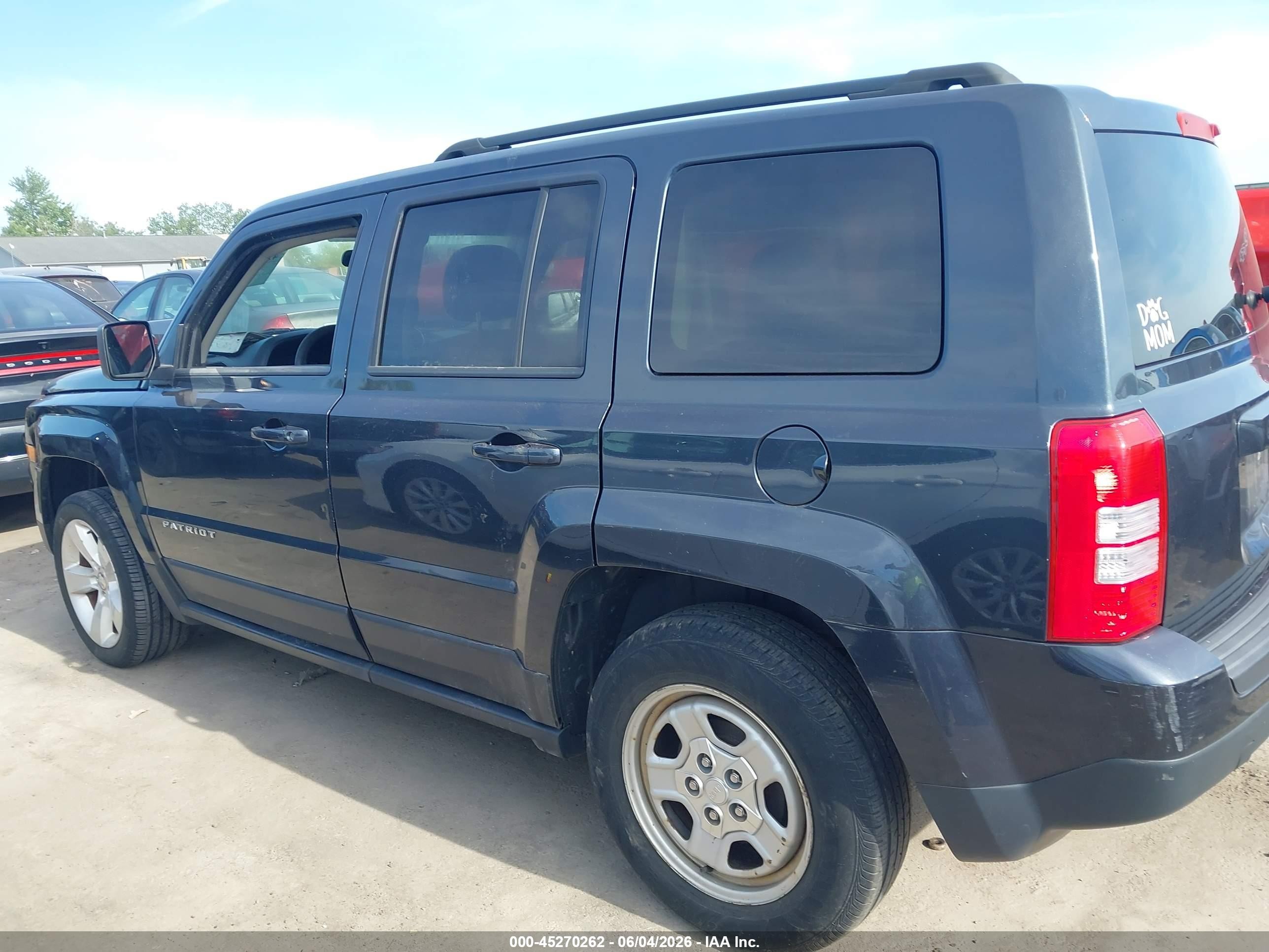 2015 Jeep Patriot Sport Black vin: 1C4NJPBA5FD247047