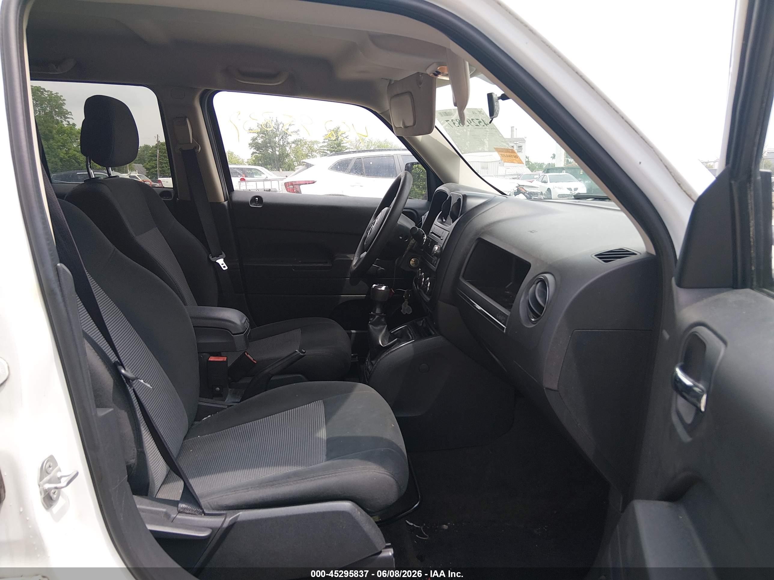 2015 Jeep Patriot Sport White vin: 1C4NJPBA5FD326119