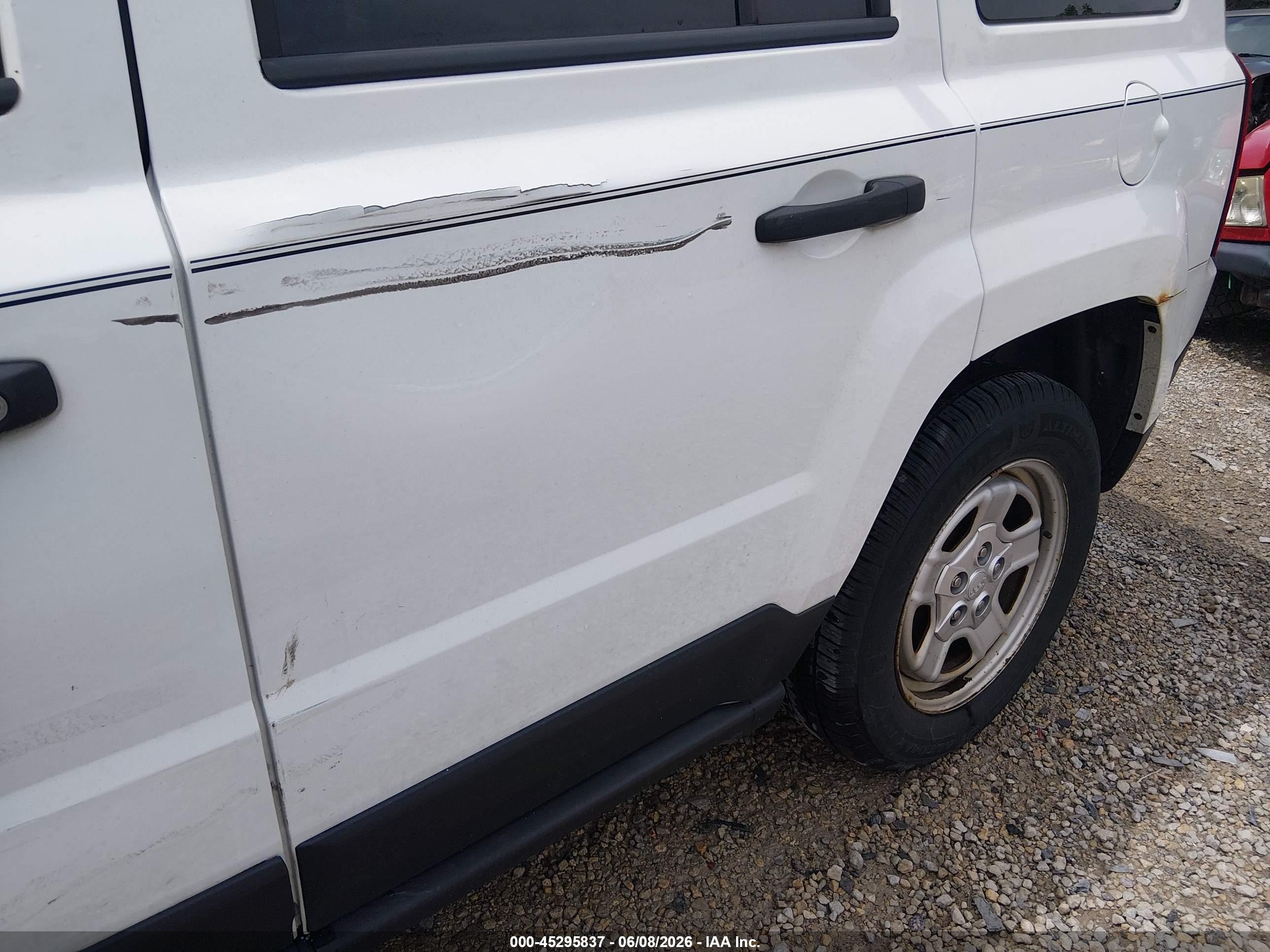 2015 Jeep Patriot Sport White vin: 1C4NJPBA5FD326119