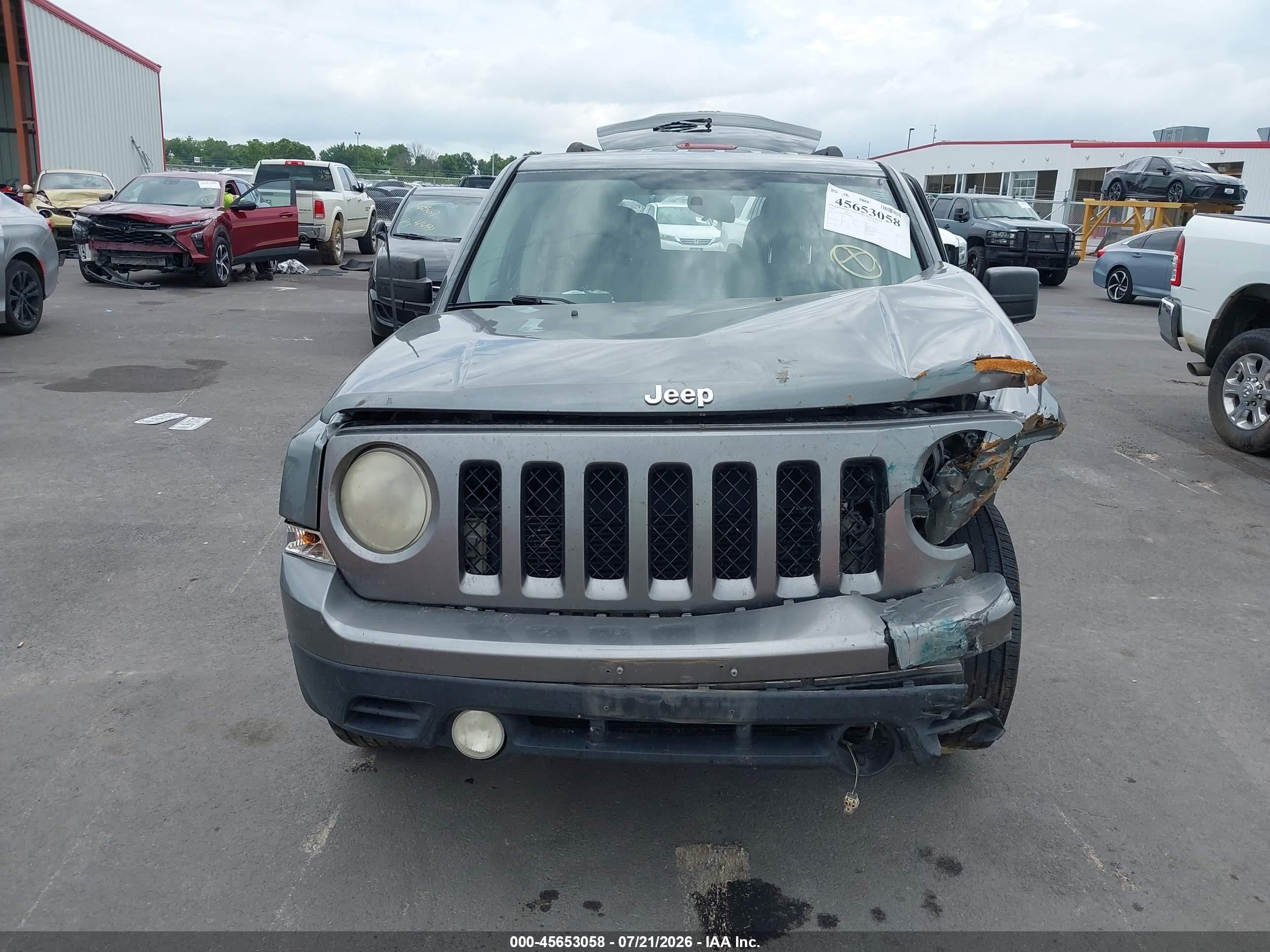 2012 Jeep Patriot Sport Gray vin: 1C4NJPBA6CD550981