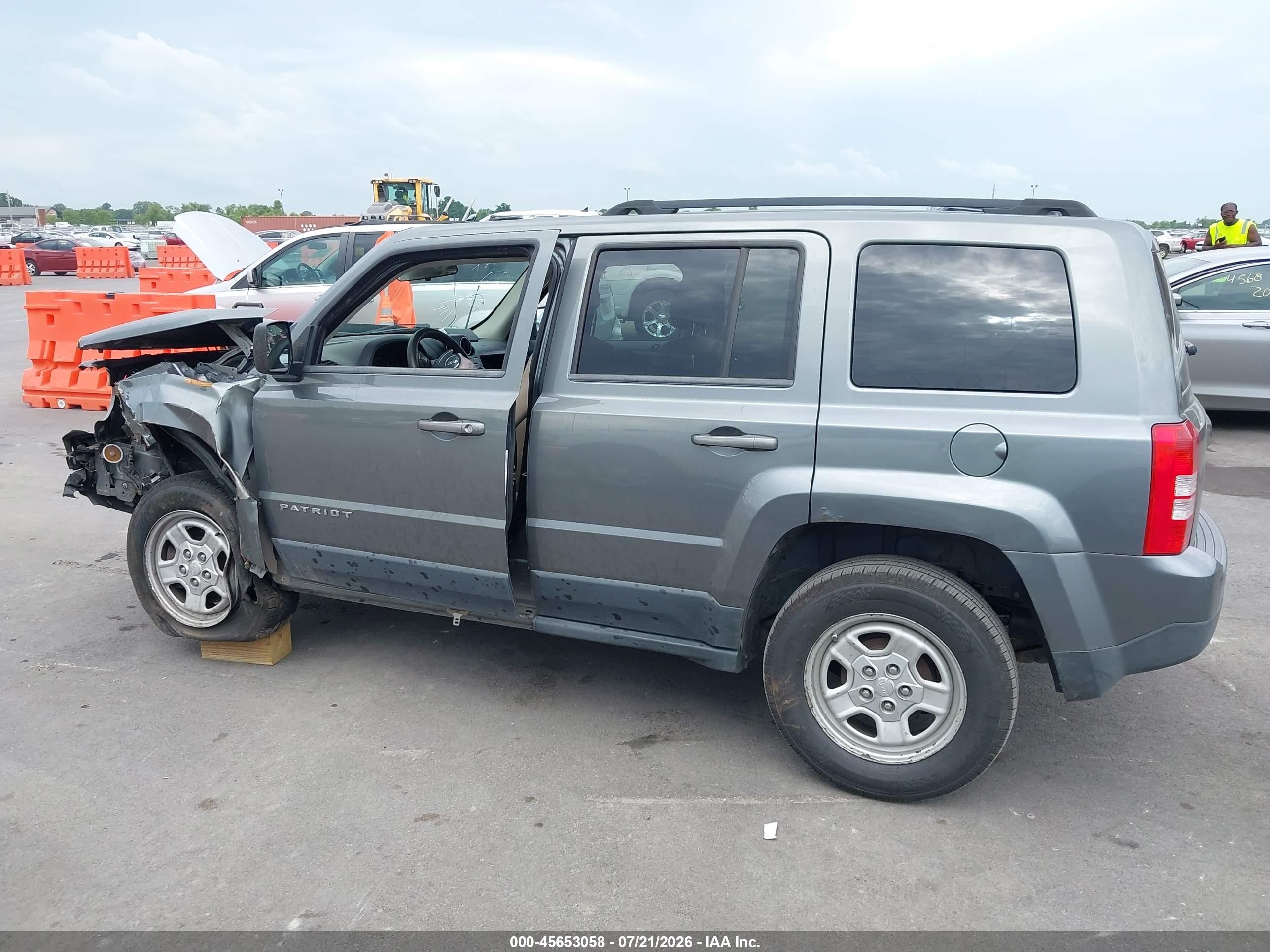2012 Jeep Patriot Sport Gray vin: 1C4NJPBA6CD550981