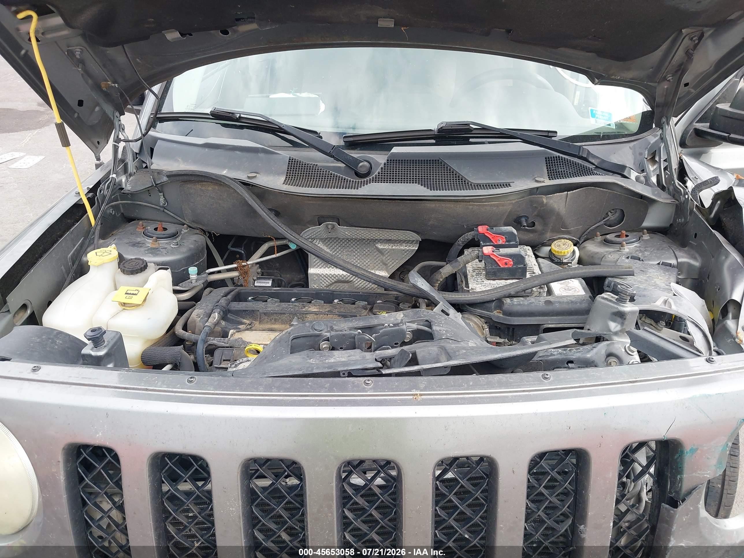 2012 Jeep Patriot Sport Gray vin: 1C4NJPBA6CD550981