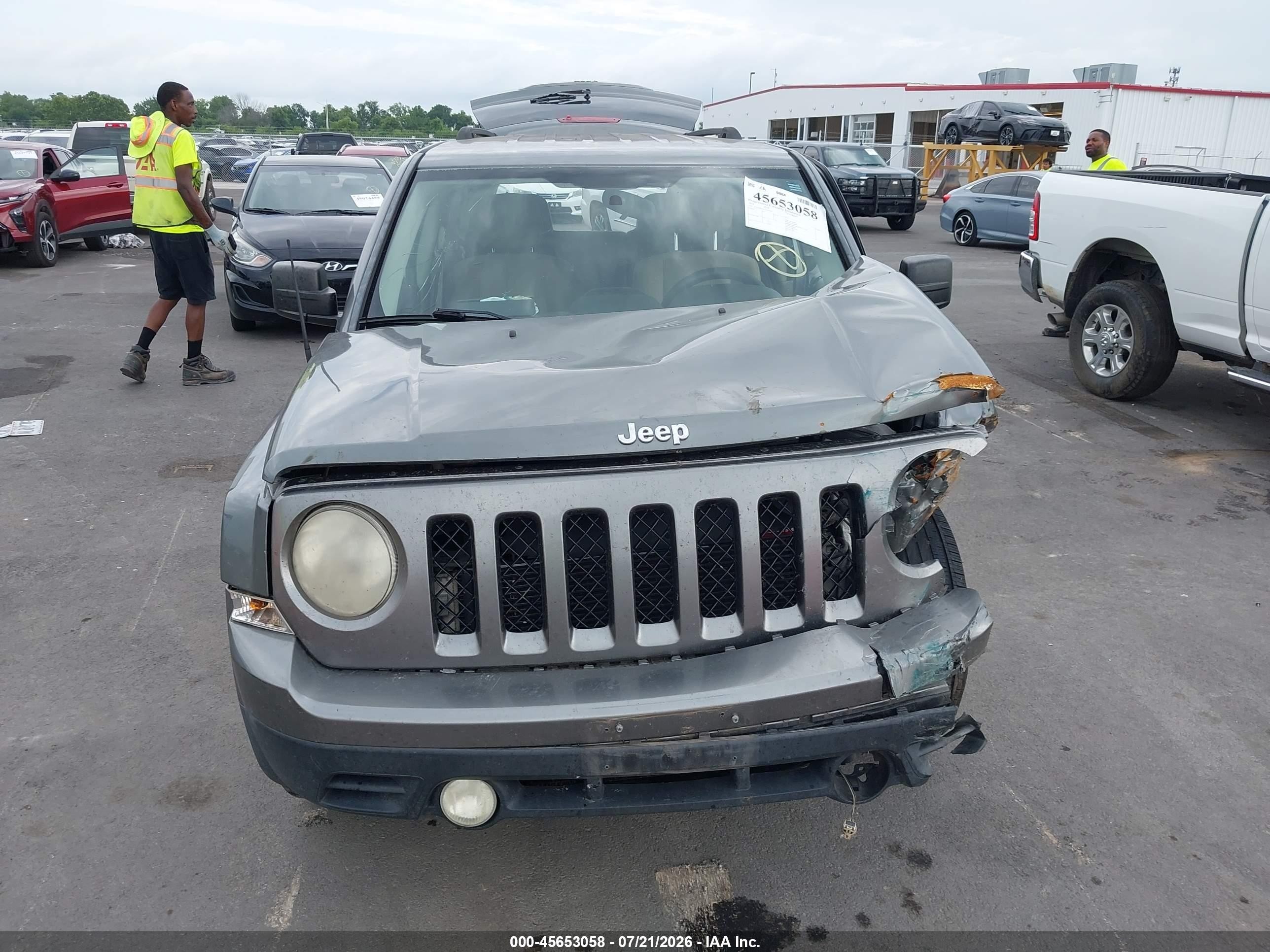 2012 Jeep Patriot Sport Gray vin: 1C4NJPBA6CD550981
