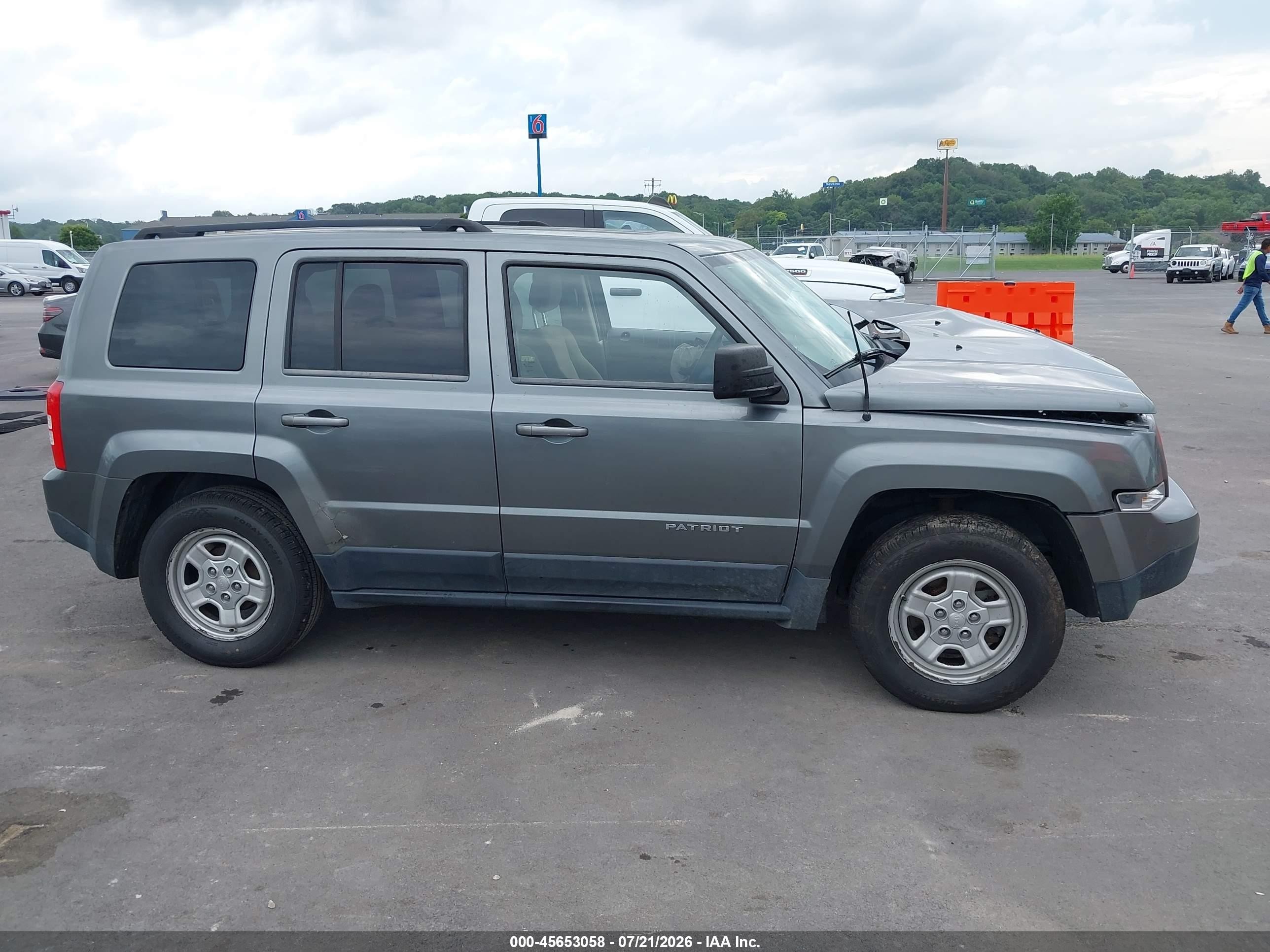 2012 Jeep Patriot Sport Gray vin: 1C4NJPBA6CD550981