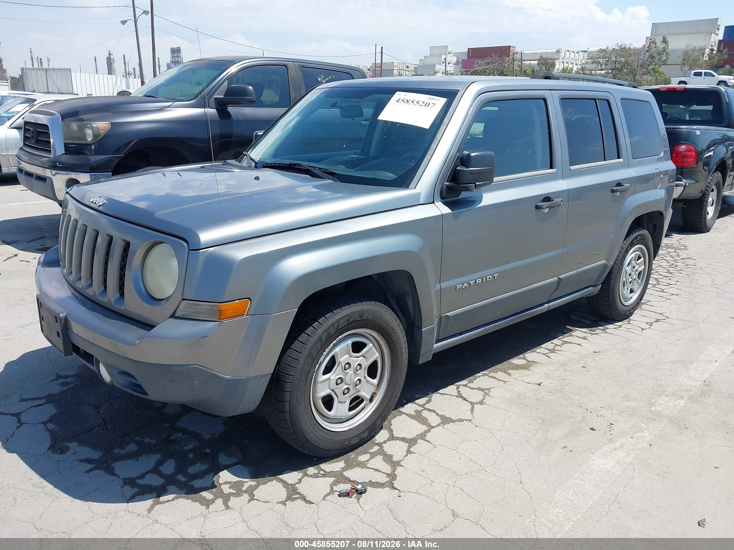 2012 Jeep Patriot Sport Gray vin: 1C4NJPBA6CD634606