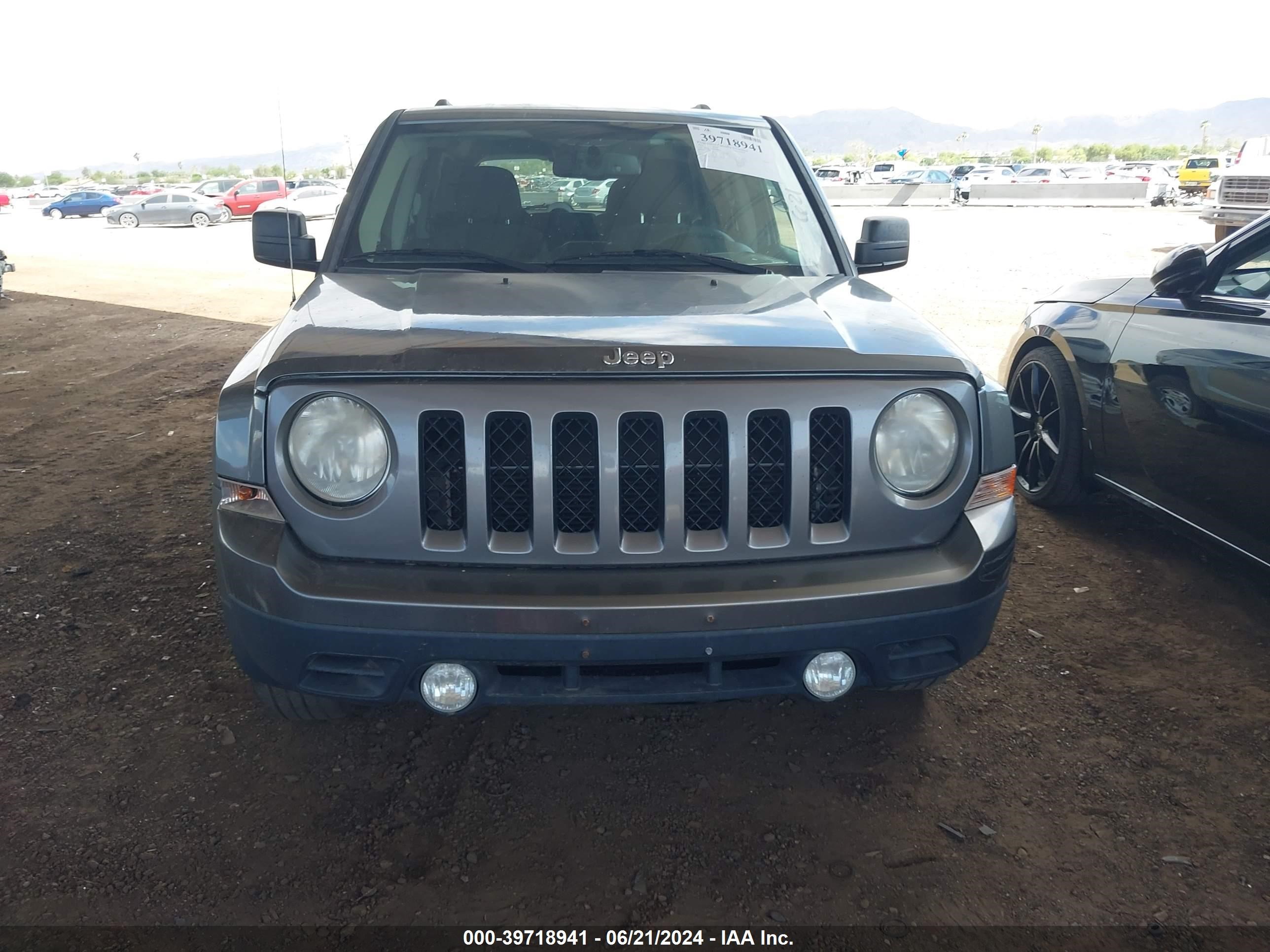 2013 Jeep Patriot Sport Gray vin: 1C4NJPBA6DD187437