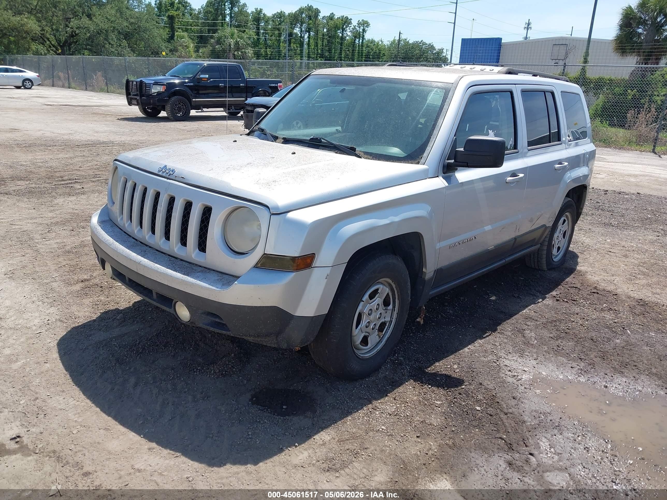 2014 Jeep Patriot Sport Silver vin: 1C4NJPBA6ED599326