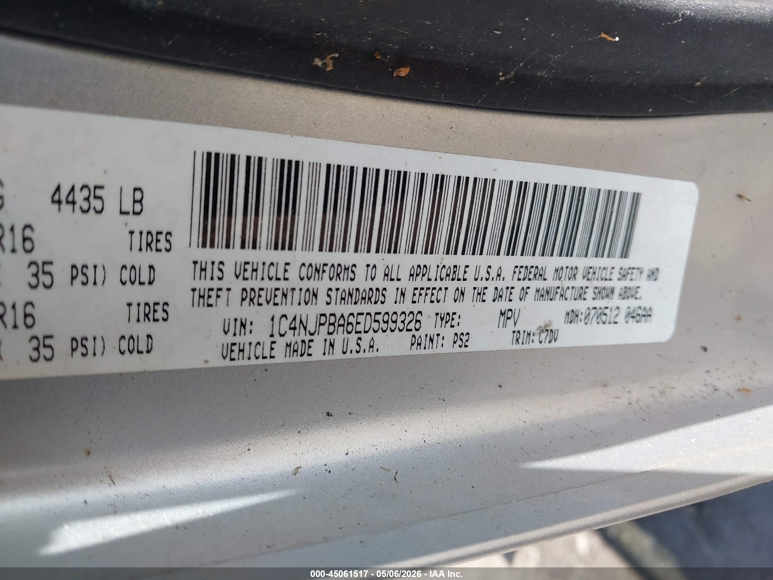 2014 Jeep Patriot Sport Silver vin: 1C4NJPBA6ED599326