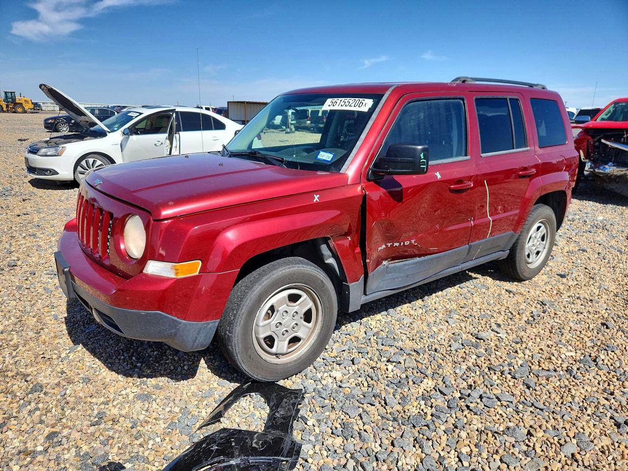 2014 Jeep Patriot Sport Burgundy vin: 1C4NJPBA6ED881157