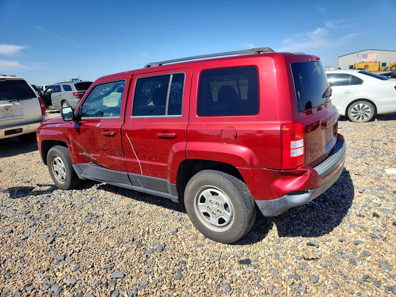 2014 Jeep Patriot Sport Burgundy vin: 1C4NJPBA6ED881157