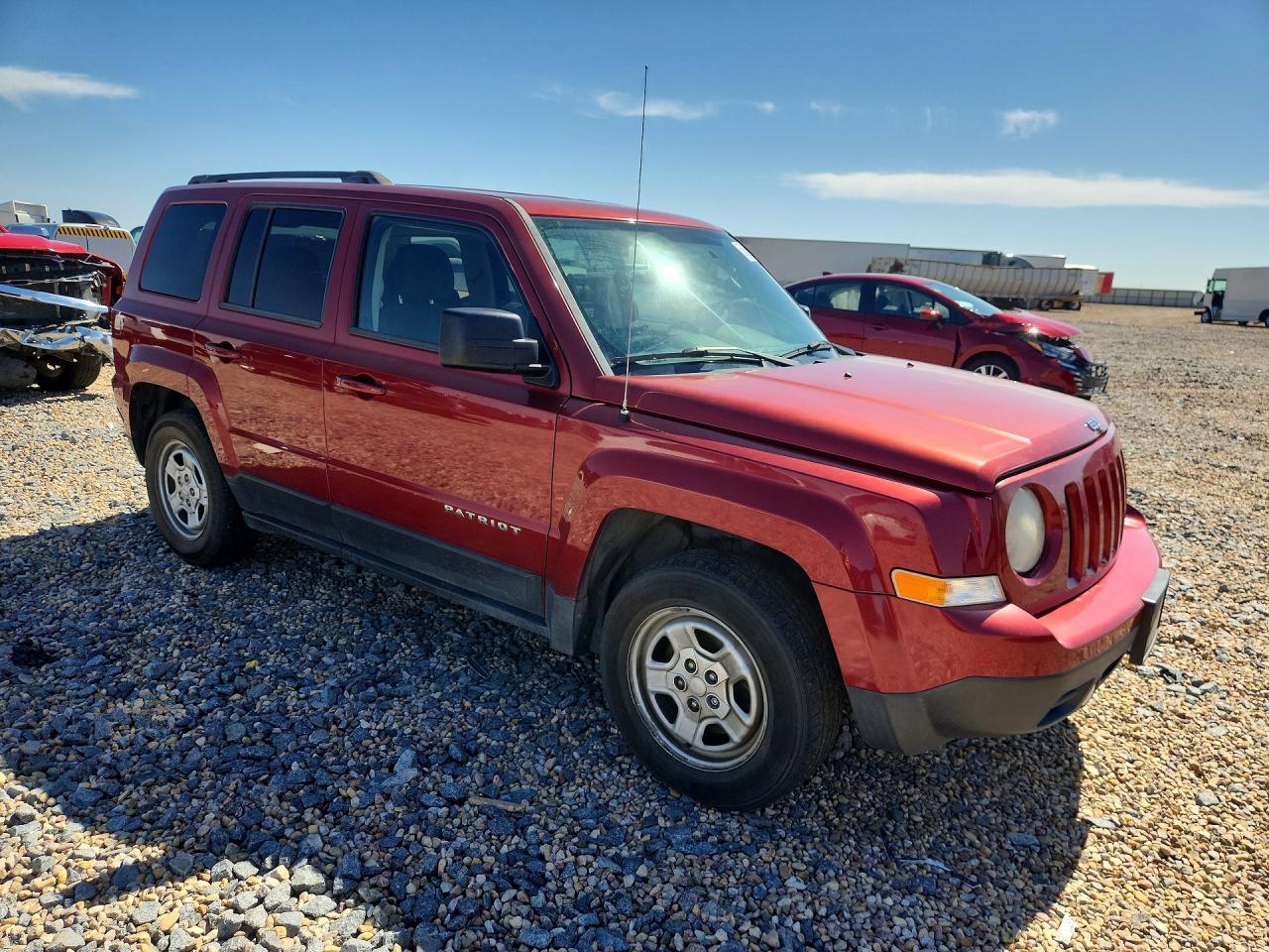 2014 Jeep Patriot Sport Burgundy vin: 1C4NJPBA6ED881157
