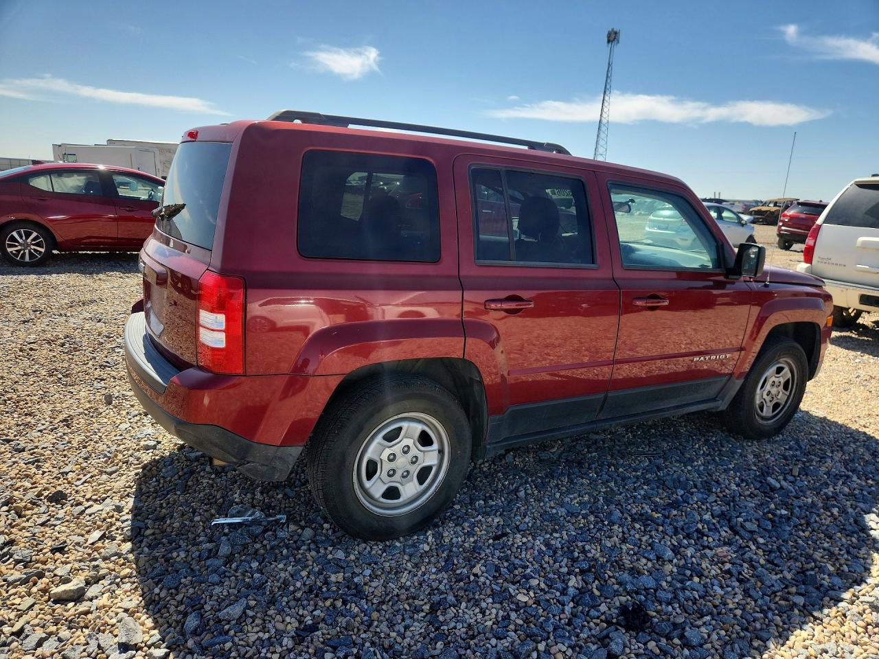 2014 Jeep Patriot Sport Burgundy vin: 1C4NJPBA6ED881157
