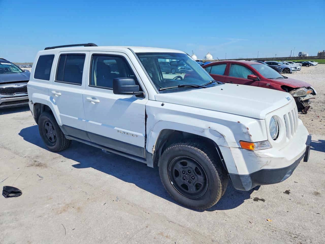 2014 Jeep Patriot Sport White vin: 1C4NJPBA6ED881871