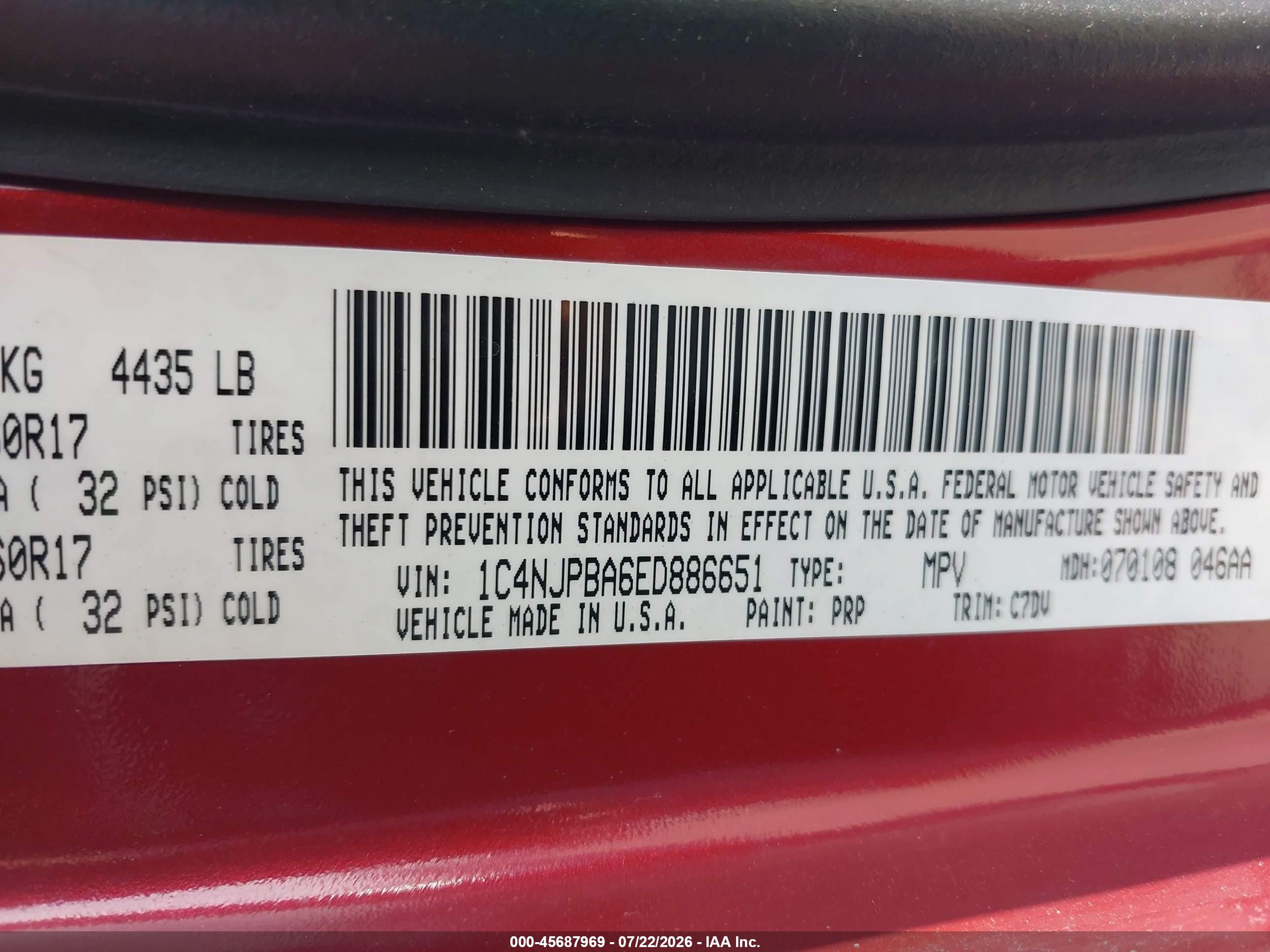 2014 Jeep Patriot Altitude Красный vin: 1C4NJPBA6ED886651