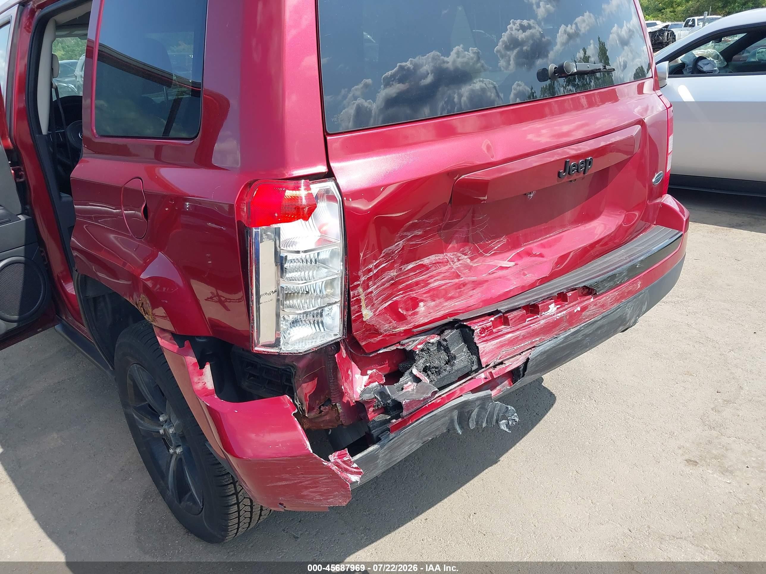 2014 Jeep Patriot Altitude Красный vin: 1C4NJPBA6ED886651