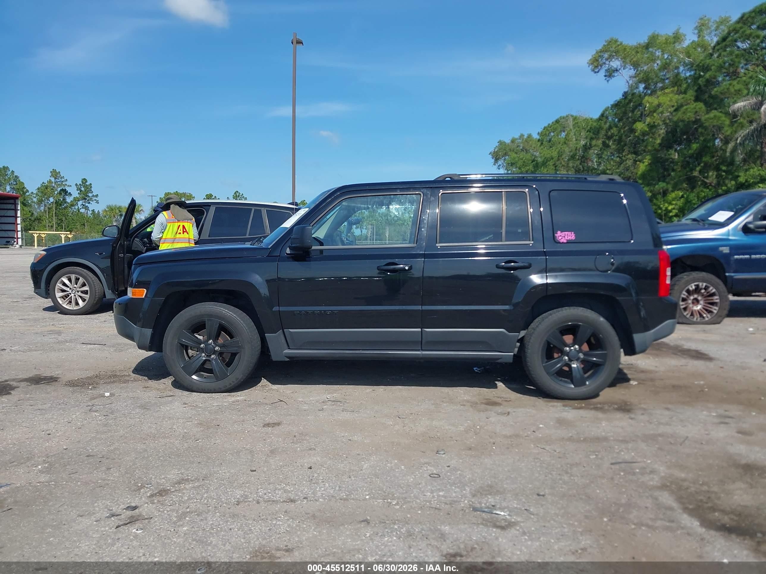 2014 Jeep Patriot Altitude Black vin: 1C4NJPBA6ED888853