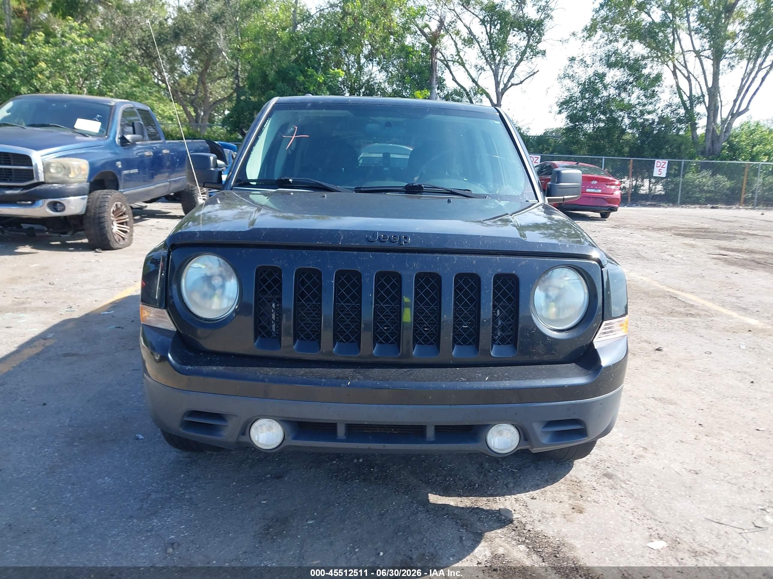 2014 Jeep Patriot Altitude Black vin: 1C4NJPBA6ED888853