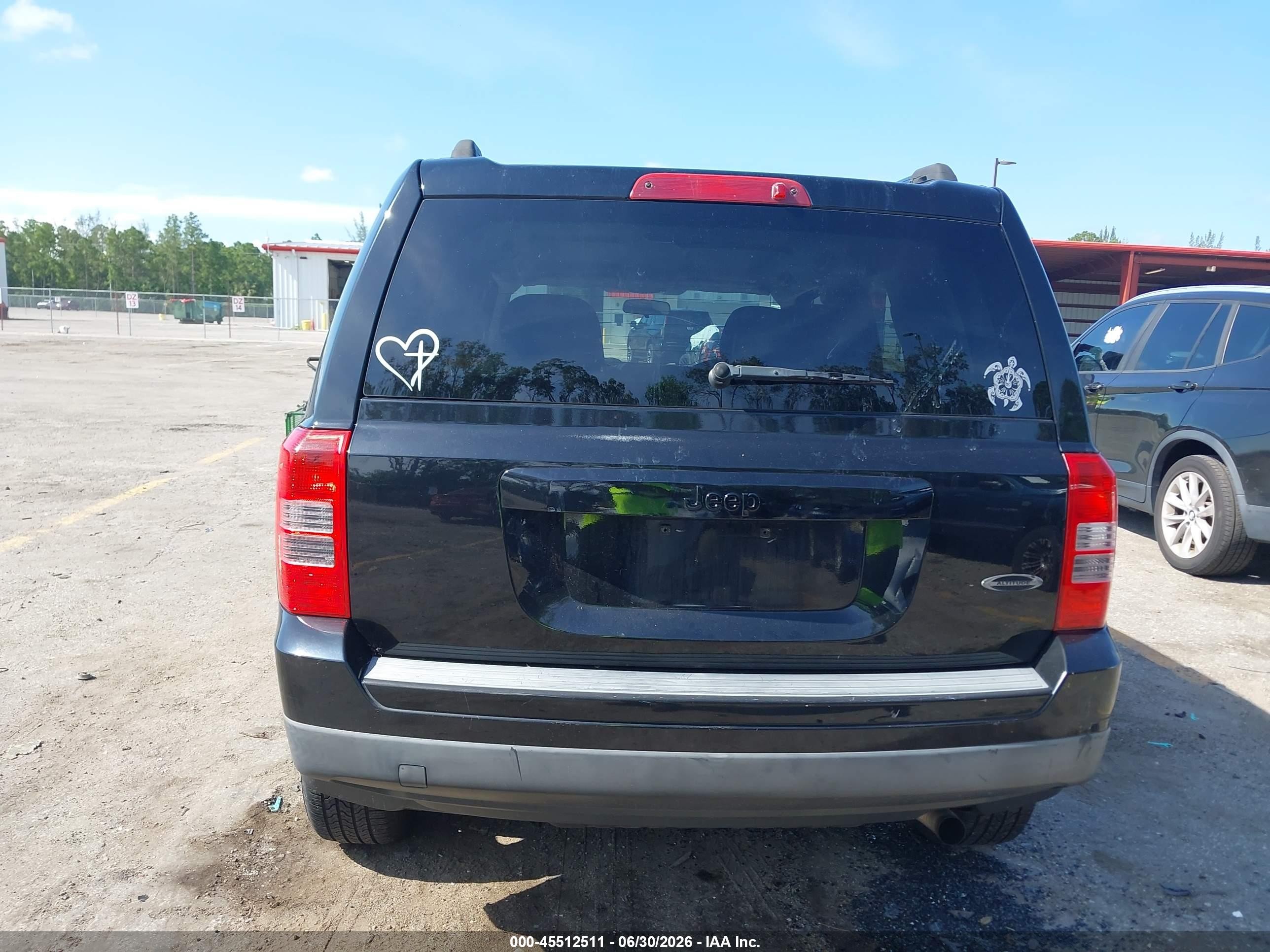 2014 Jeep Patriot Altitude Black vin: 1C4NJPBA6ED888853