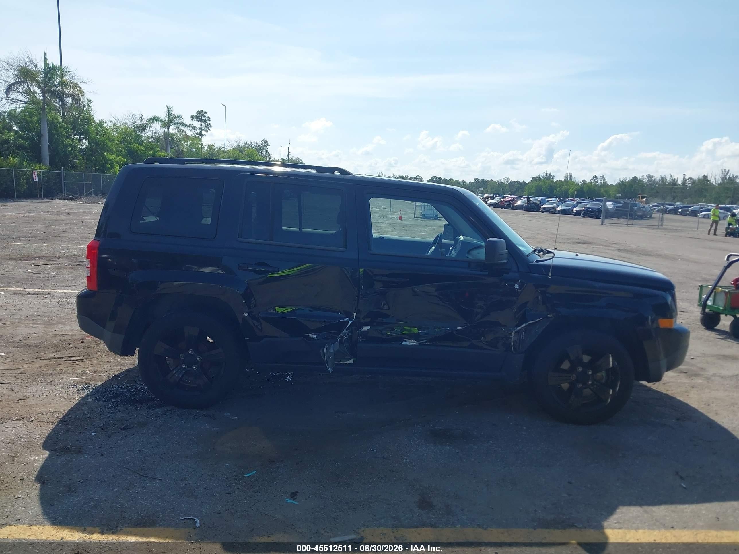 2014 Jeep Patriot Altitude Black vin: 1C4NJPBA6ED888853