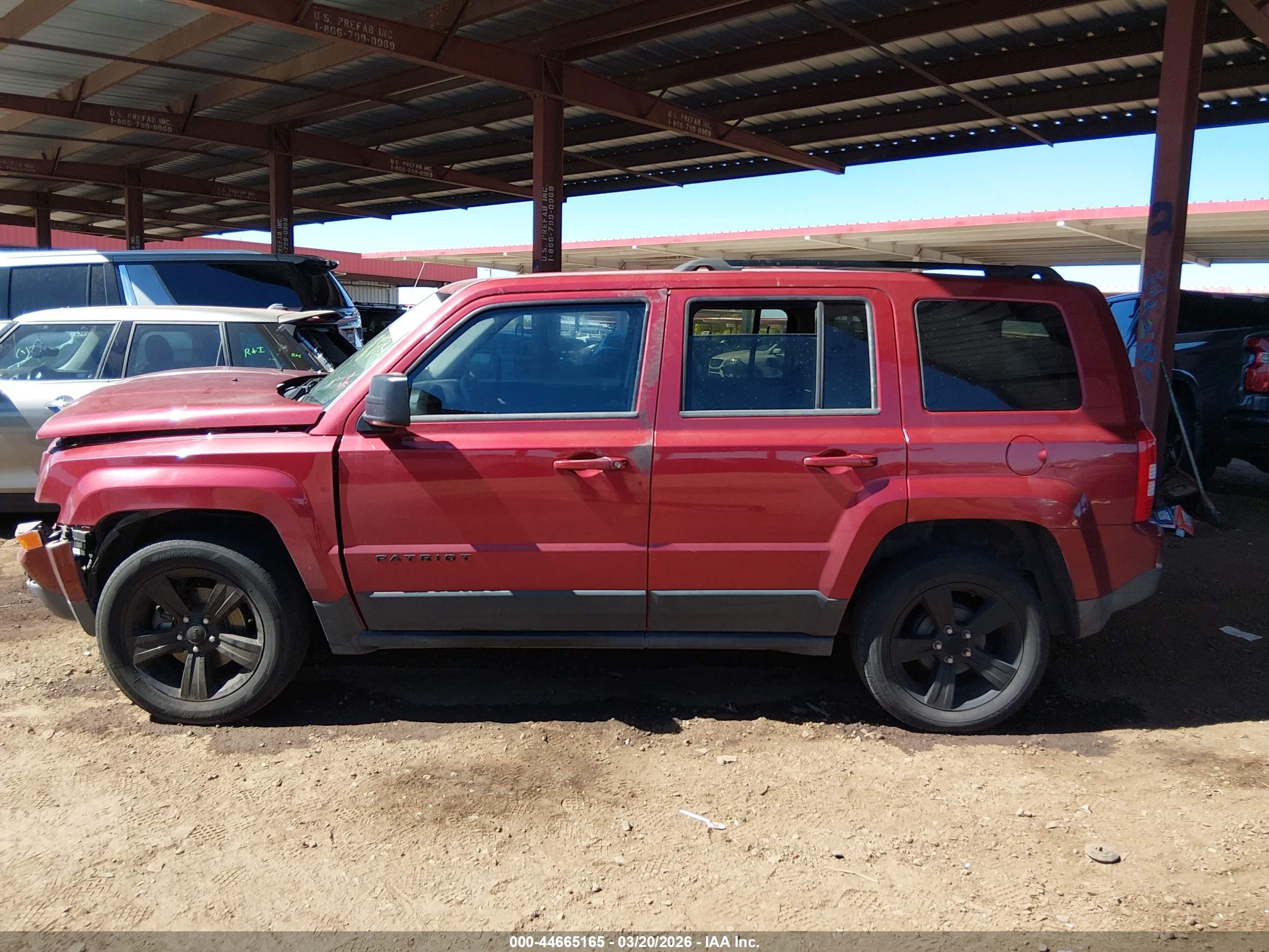 2015 Jeep Patriot Altitude Edition Red vin: 1C4NJPBA6FD156692