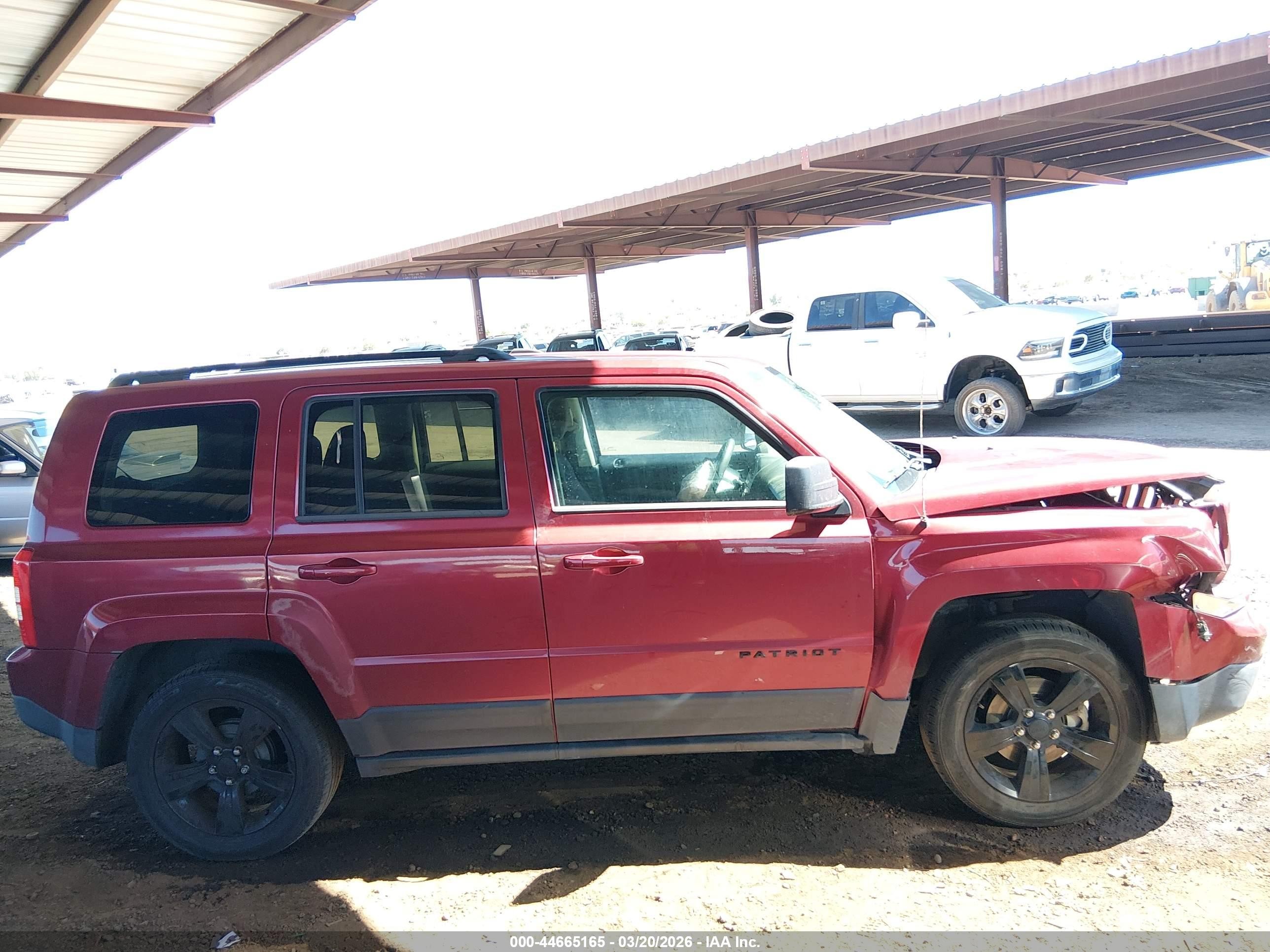 2015 Jeep Patriot Altitude Edition Red vin: 1C4NJPBA6FD156692