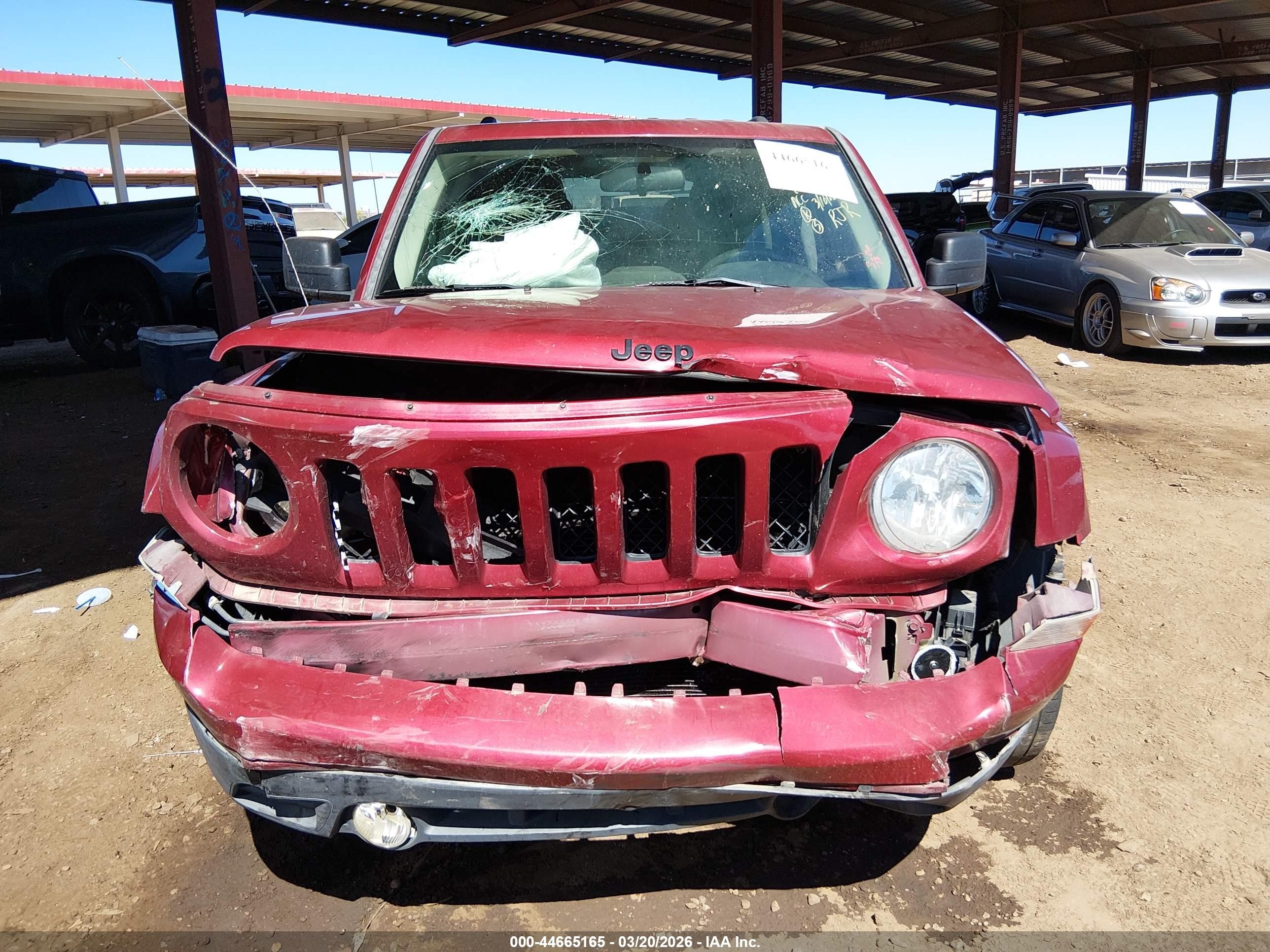 2015 Jeep Patriot Altitude Edition Red vin: 1C4NJPBA6FD156692