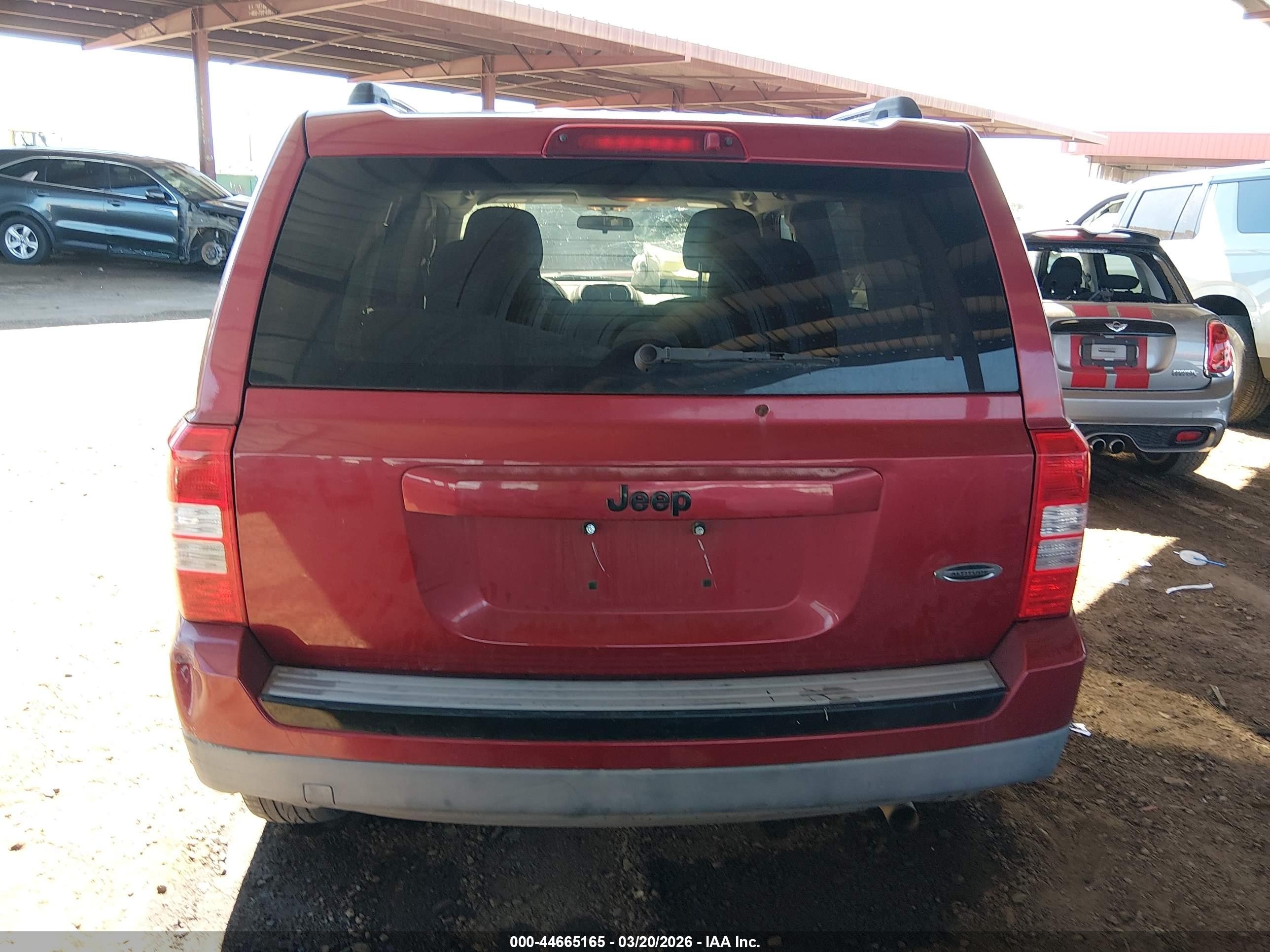 2015 Jeep Patriot Altitude Edition Red vin: 1C4NJPBA6FD156692