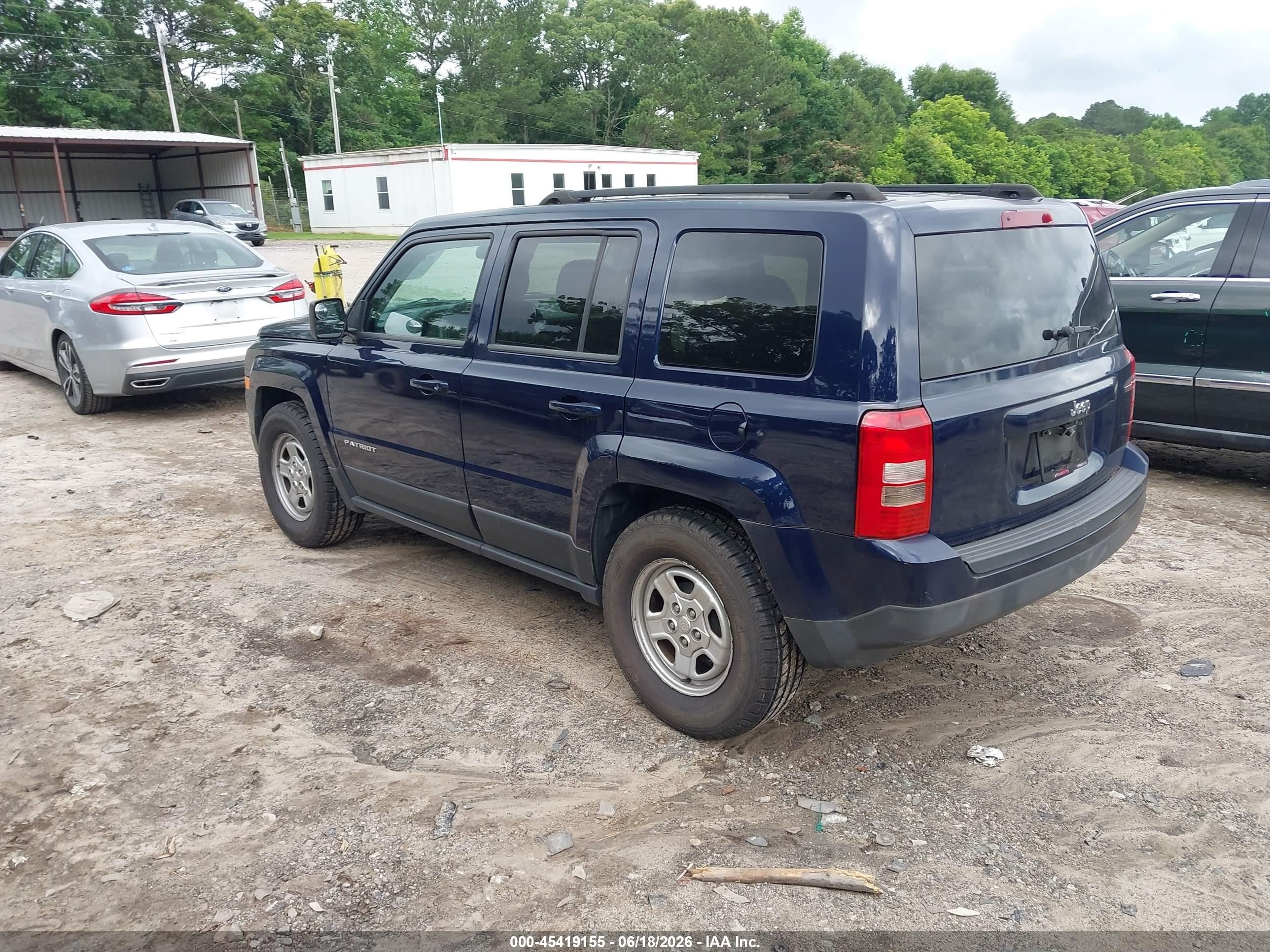 2015 Jeep Patriot Sport Blue vin: 1C4NJPBA6FD170530