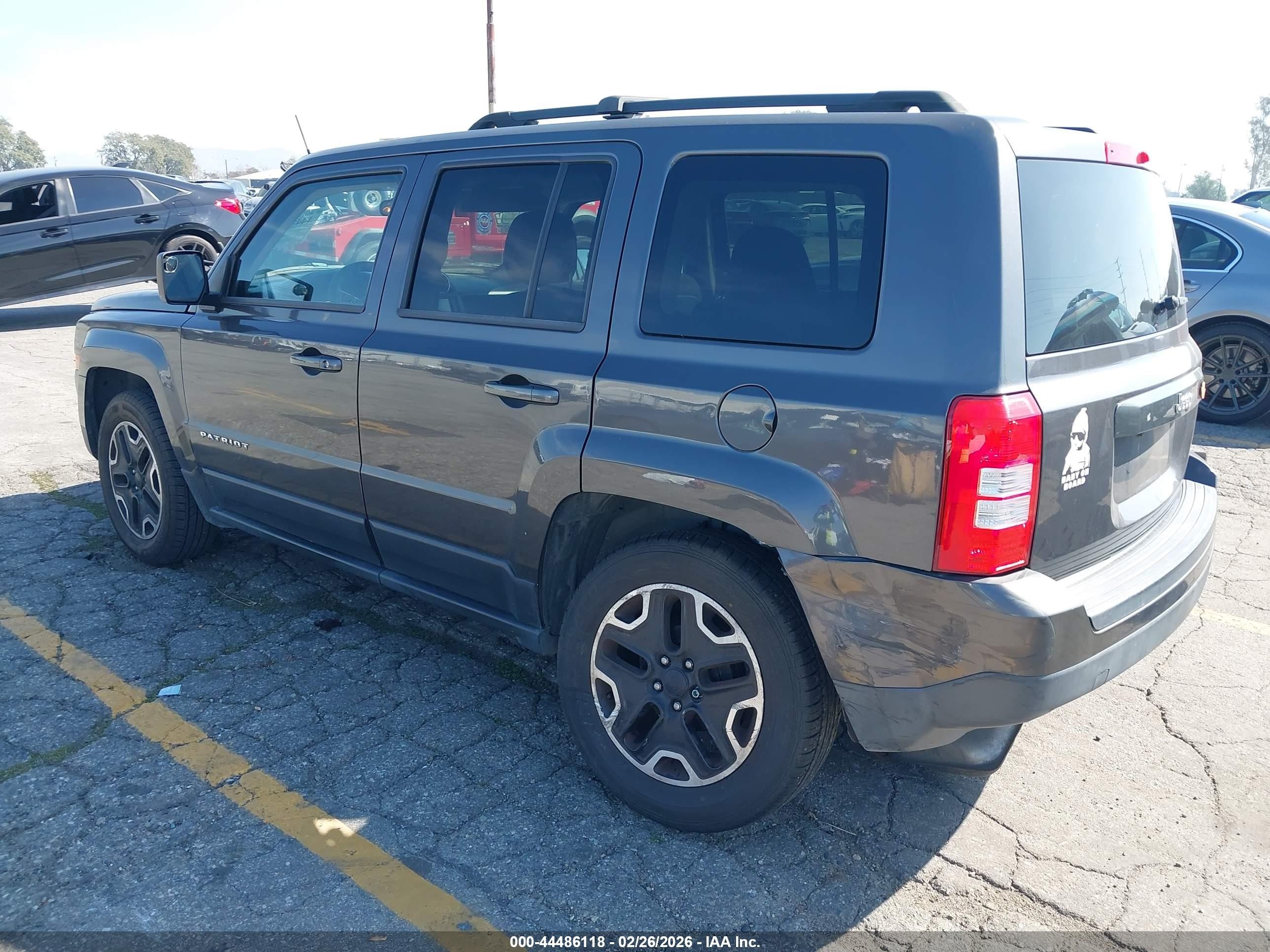 2015 Jeep Patriot Sport Brown vin: 1C4NJPBA6FD219077