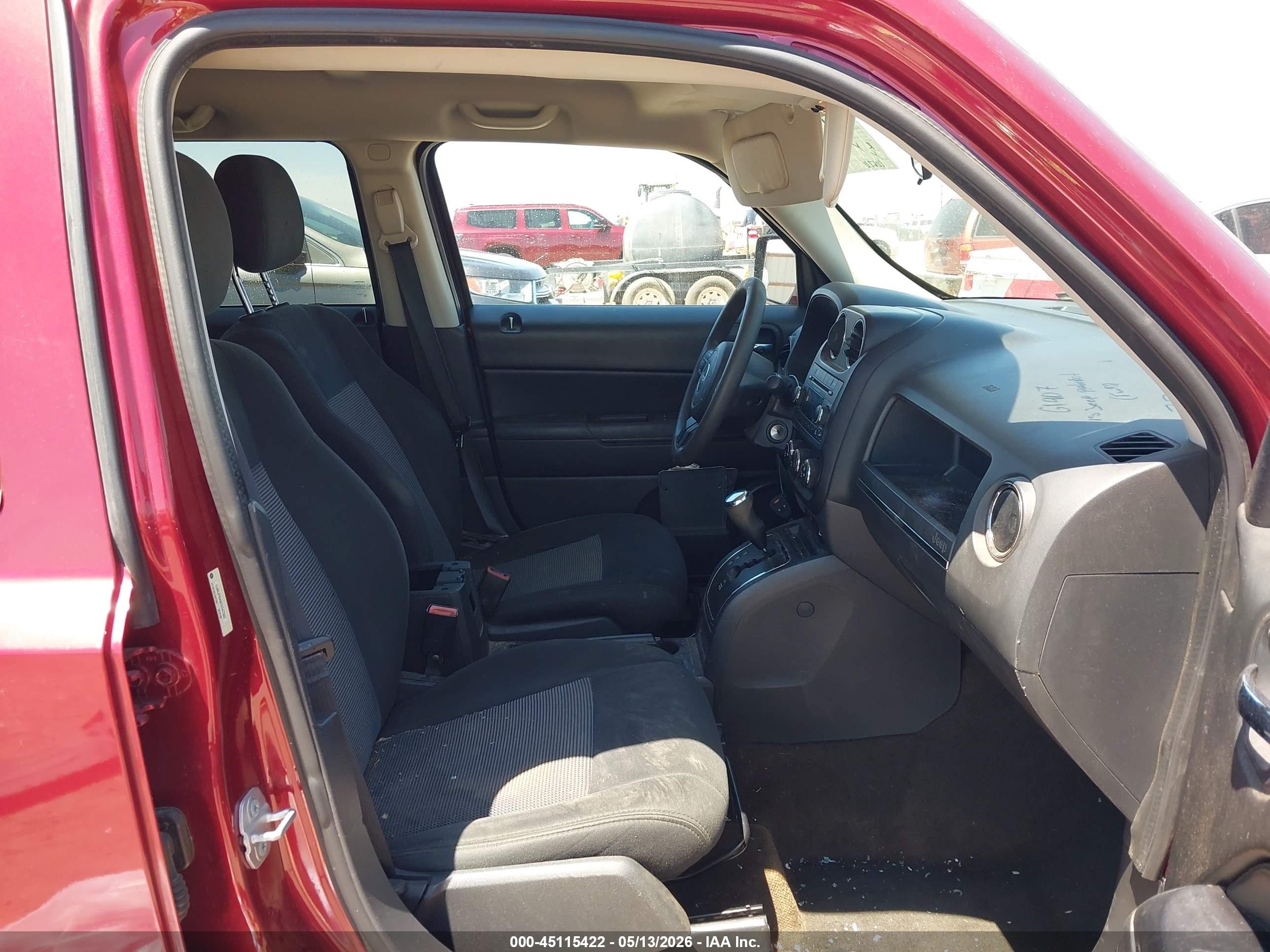 2015 Jeep Patriot Sport Red vin: 1C4NJPBA6FD247302