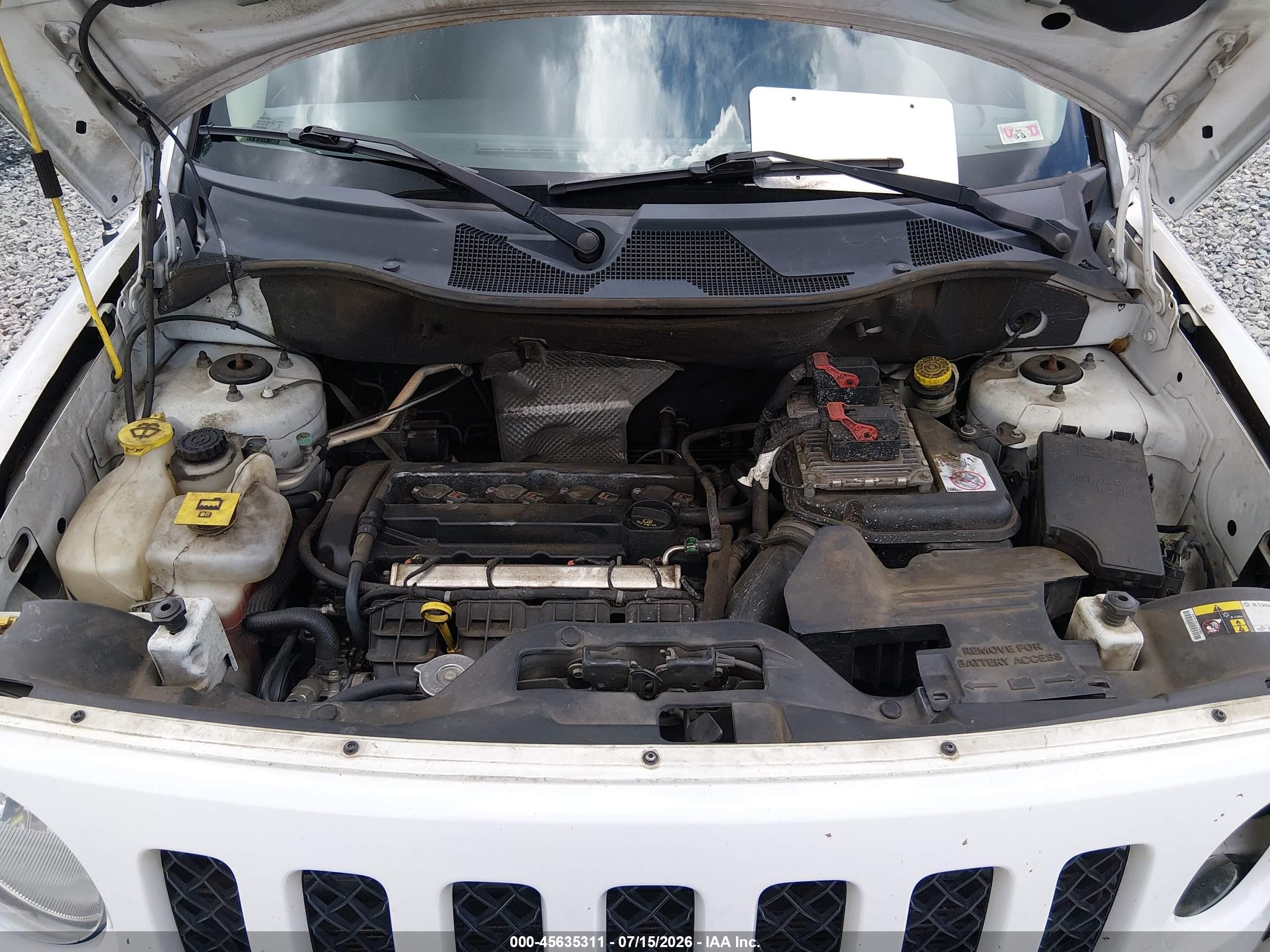 2015 Jeep Patriot Altitude Edition White vin: 1C4NJPBA6FD401832