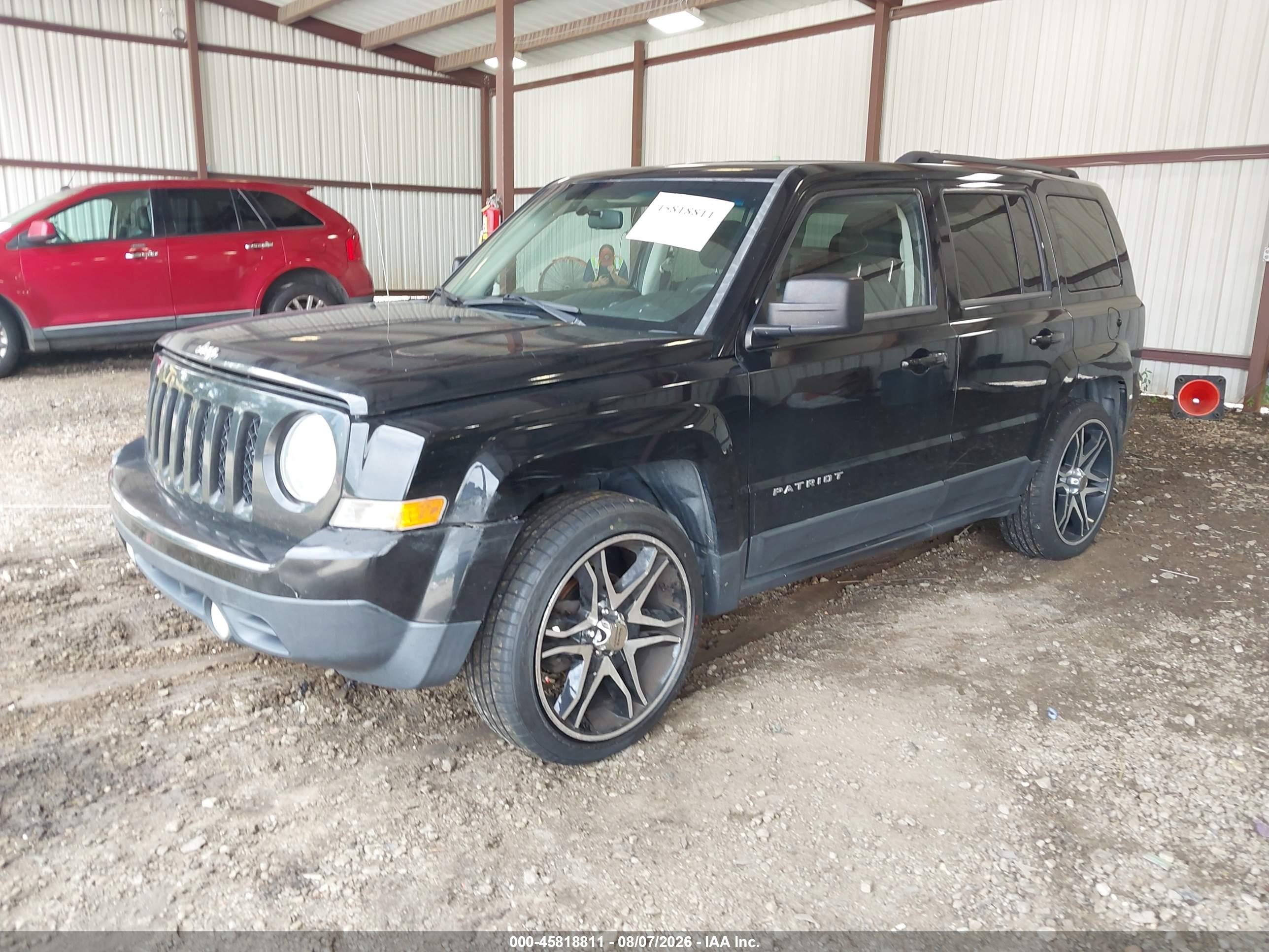2015 Jeep Patriot Sport Черный vin: 1C4NJPBA6FD413110
