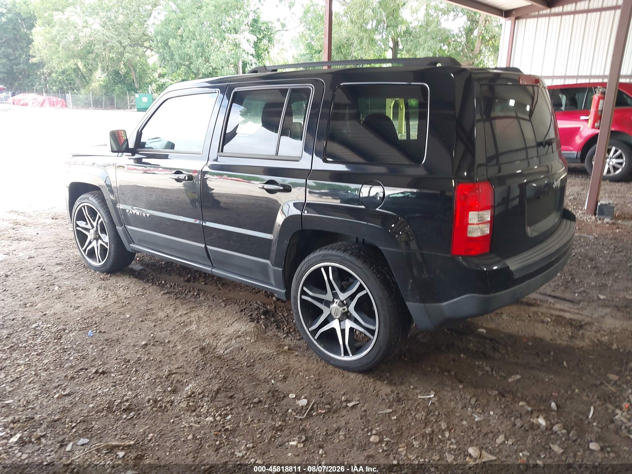 2015 Jeep Patriot Sport Черный vin: 1C4NJPBA6FD413110