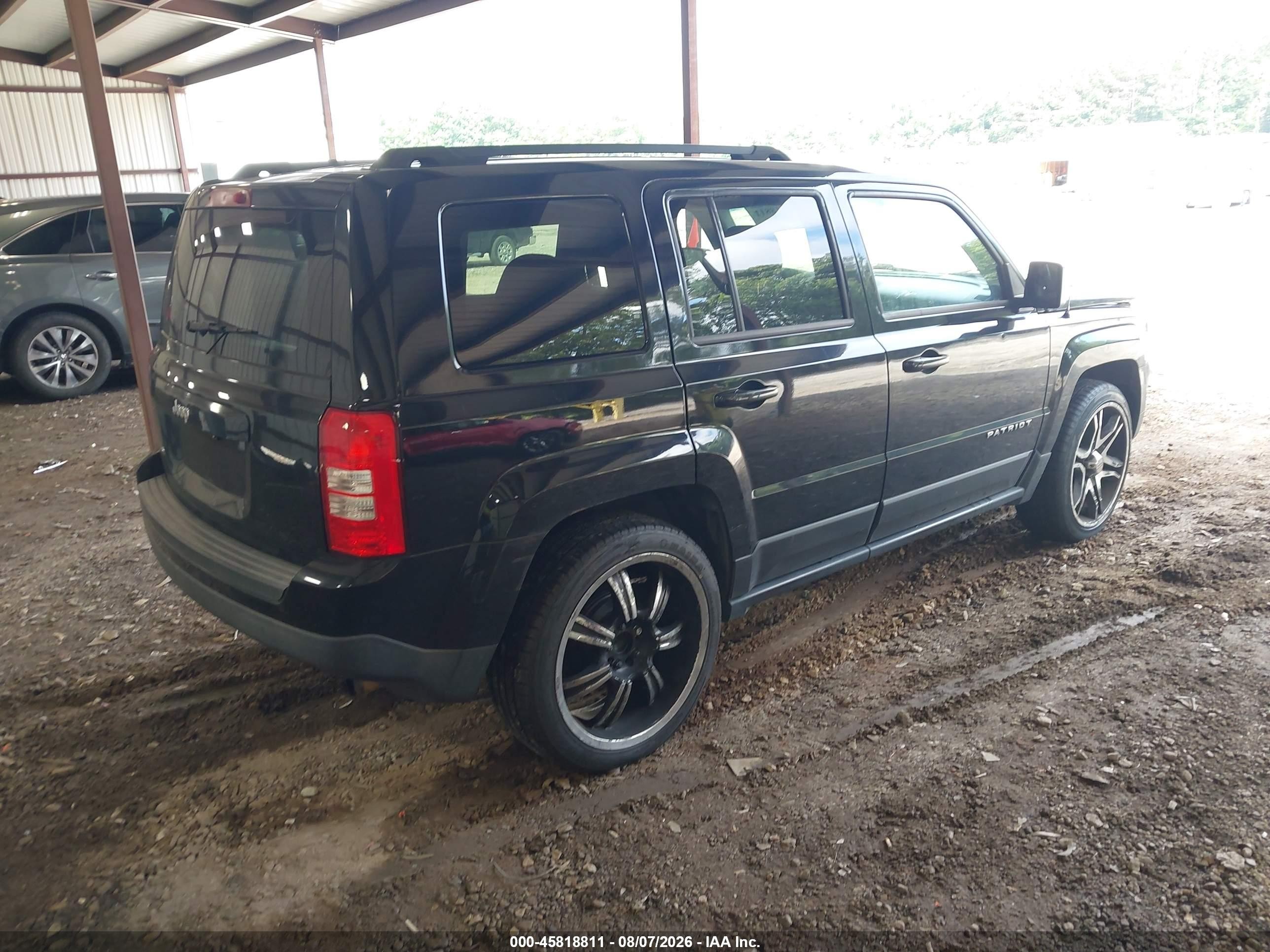 2015 Jeep Patriot Sport Черный vin: 1C4NJPBA6FD413110