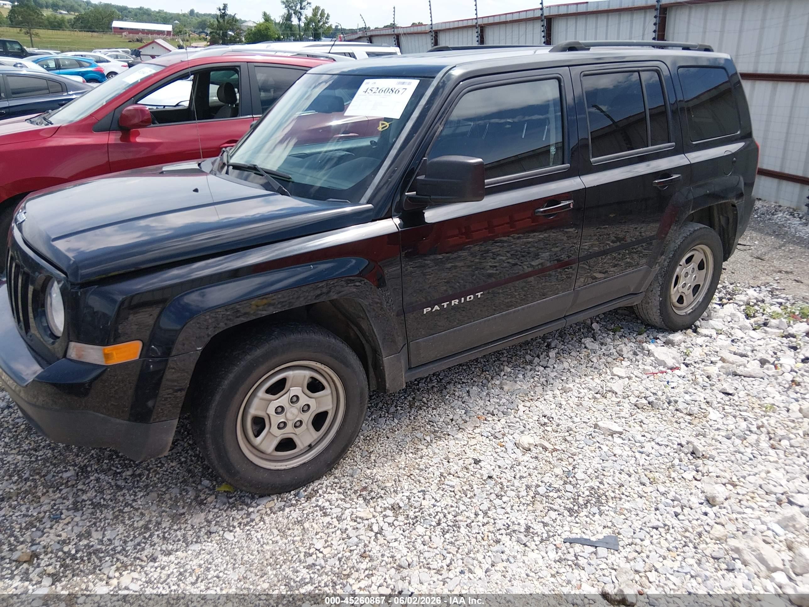 2016 Jeep Patriot Sport Black vin: 1C4NJPBA6GD553109