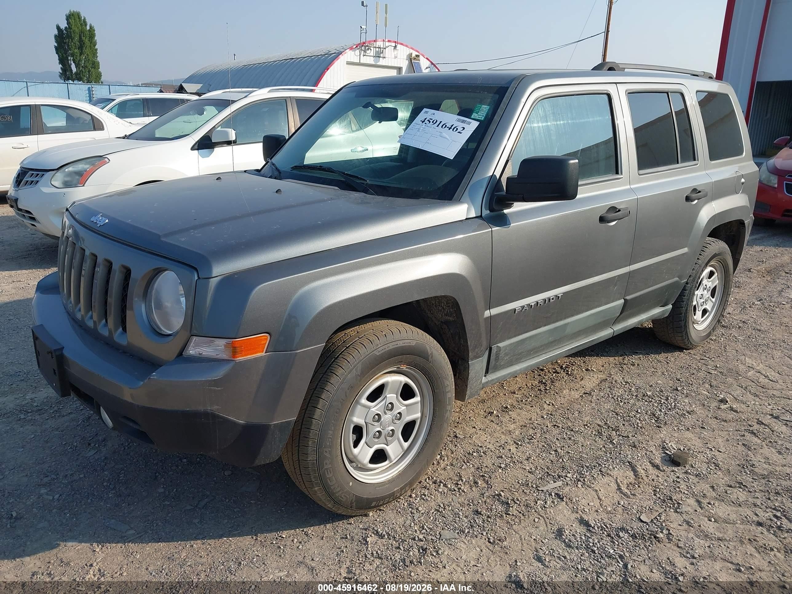 2012 Jeep Patriot Sport Gray vin: 1C4NJPBA7CD509193