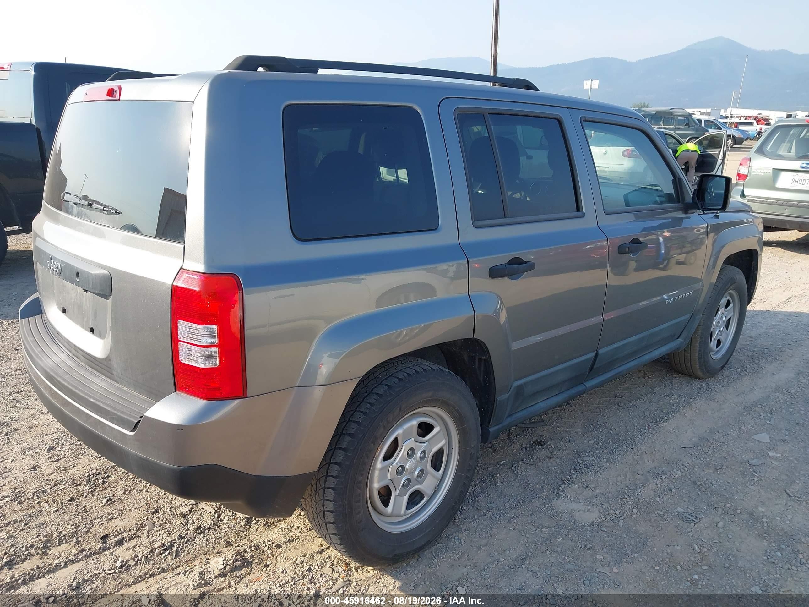 2012 Jeep Patriot Sport Gray vin: 1C4NJPBA7CD509193