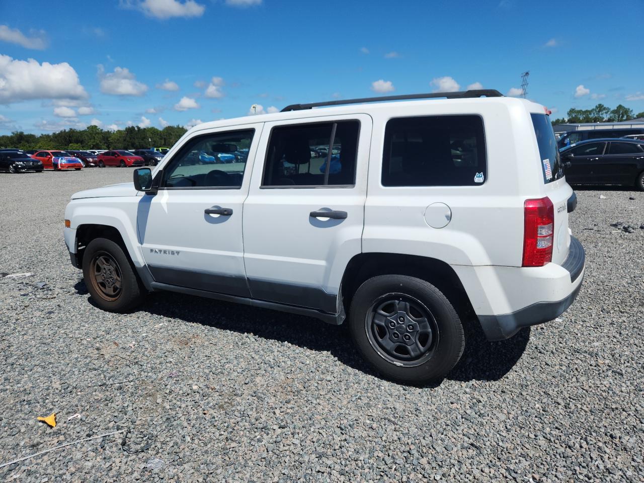 2012 Jeep Patriot Sport White vin: 1C4NJPBA7CD595072