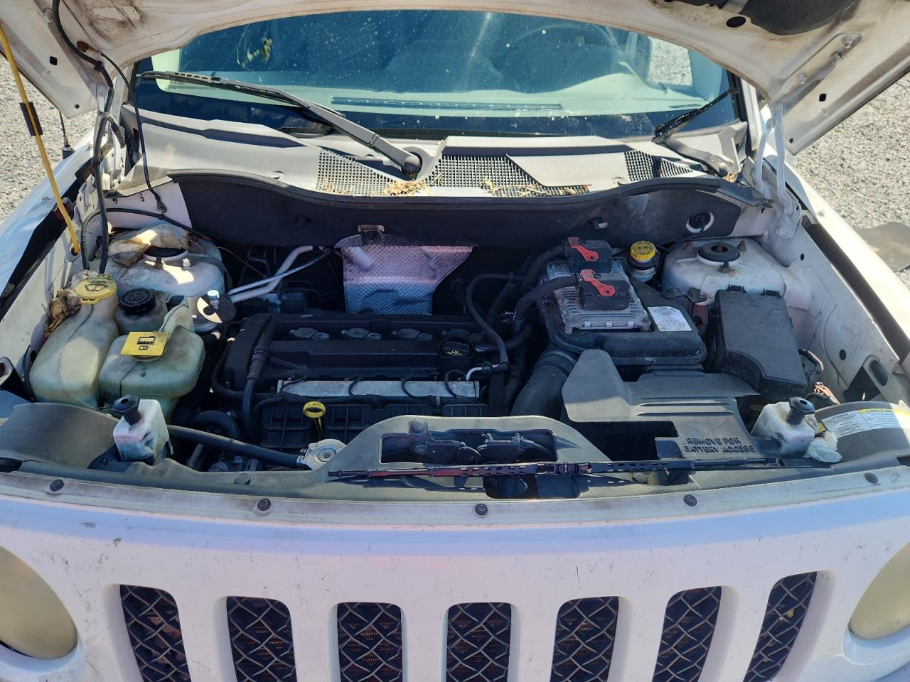 2012 Jeep Patriot Sport White vin: 1C4NJPBA7CD595072