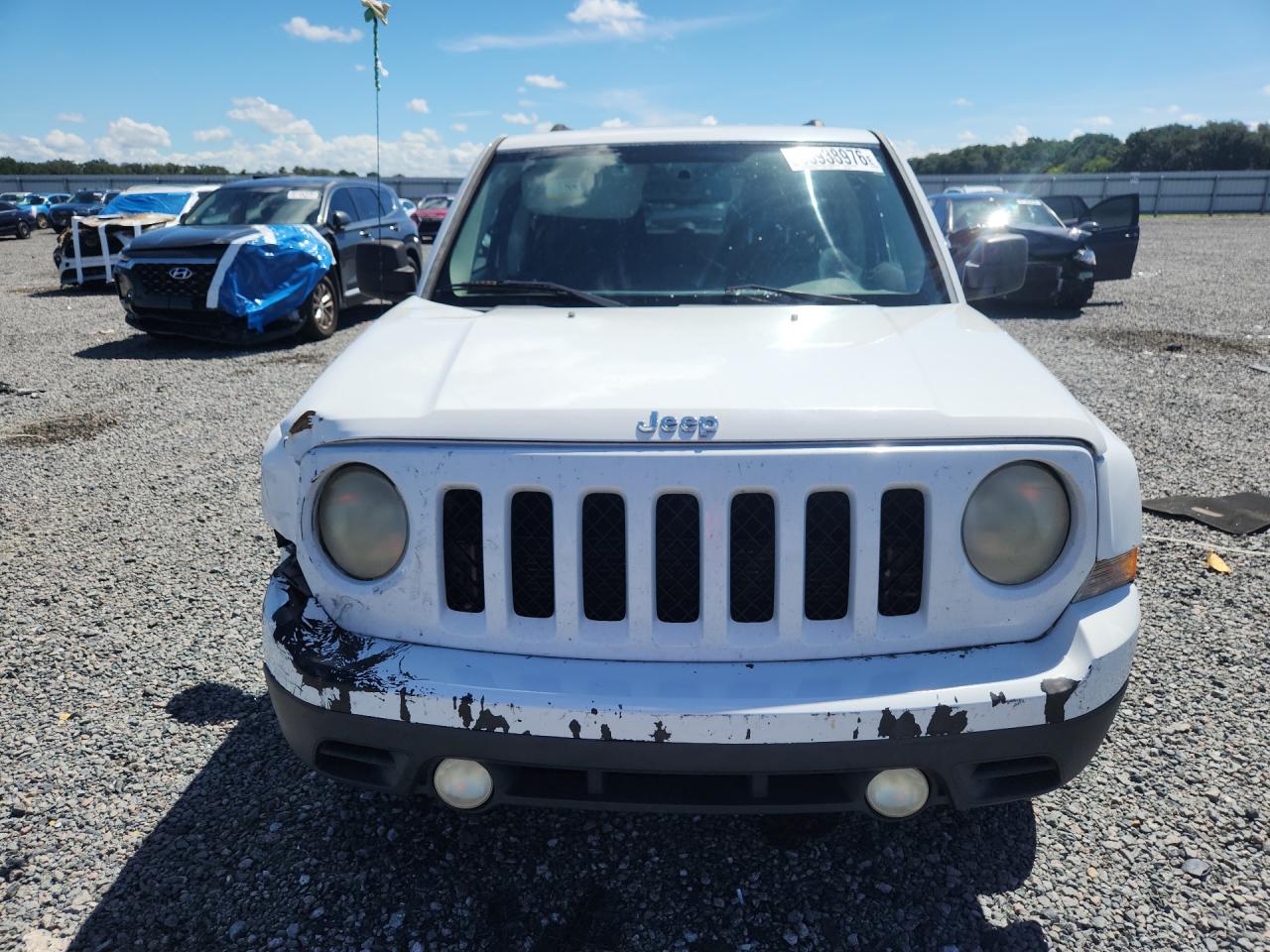 2012 Jeep Patriot Sport White vin: 1C4NJPBA7CD595072
