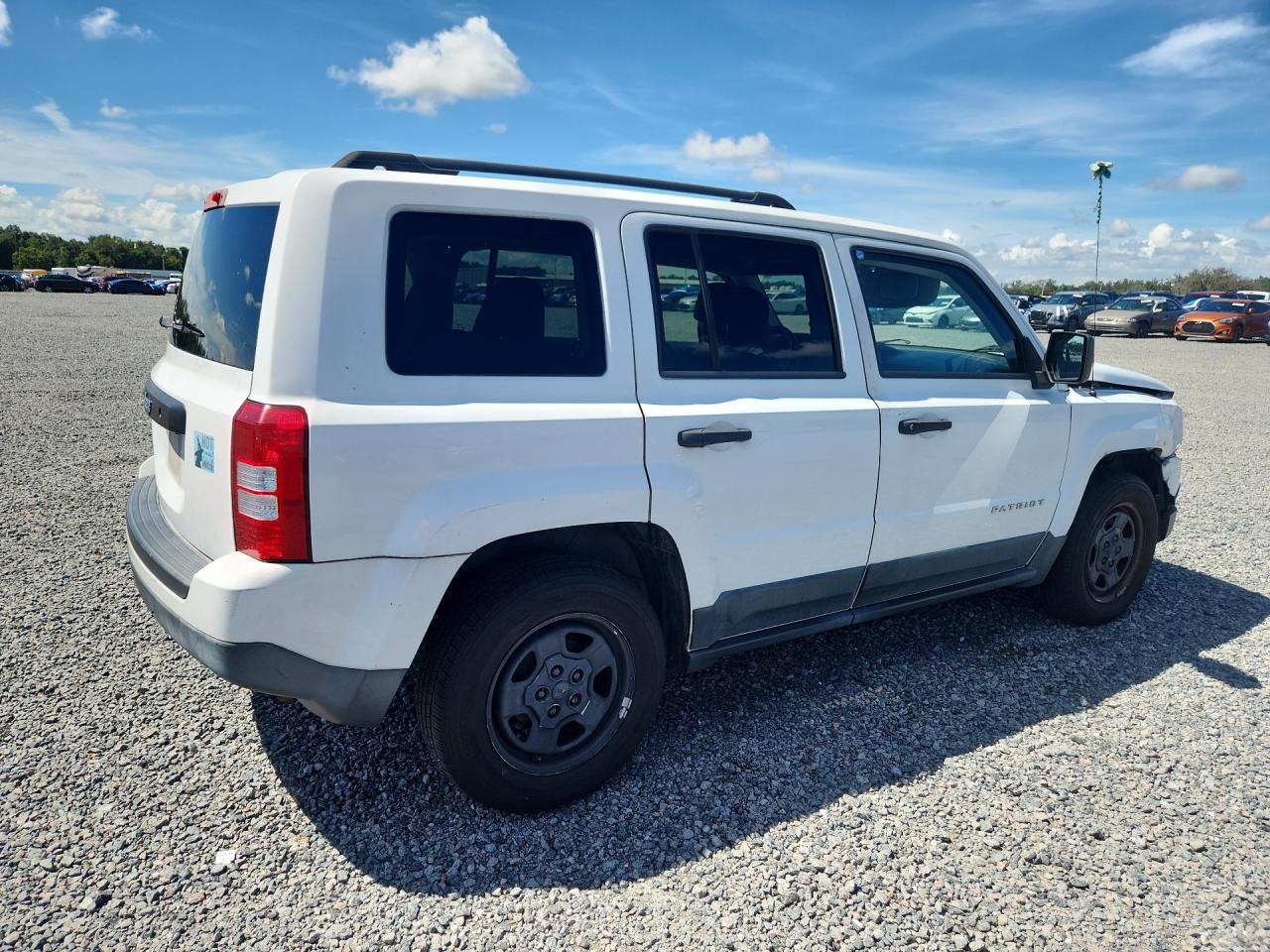 2012 Jeep Patriot Sport White vin: 1C4NJPBA7CD595072