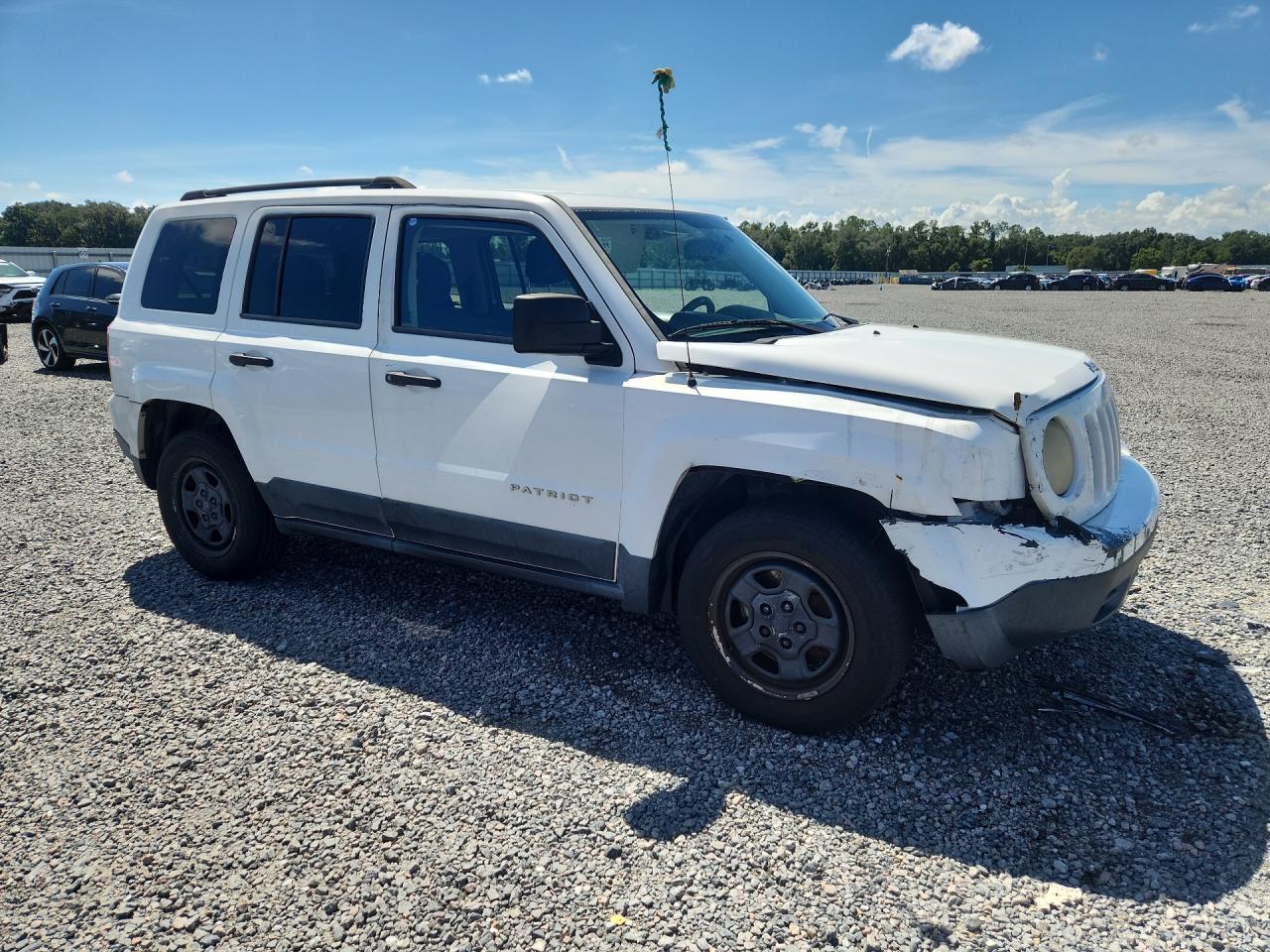 2012 Jeep Patriot Sport White vin: 1C4NJPBA7CD595072