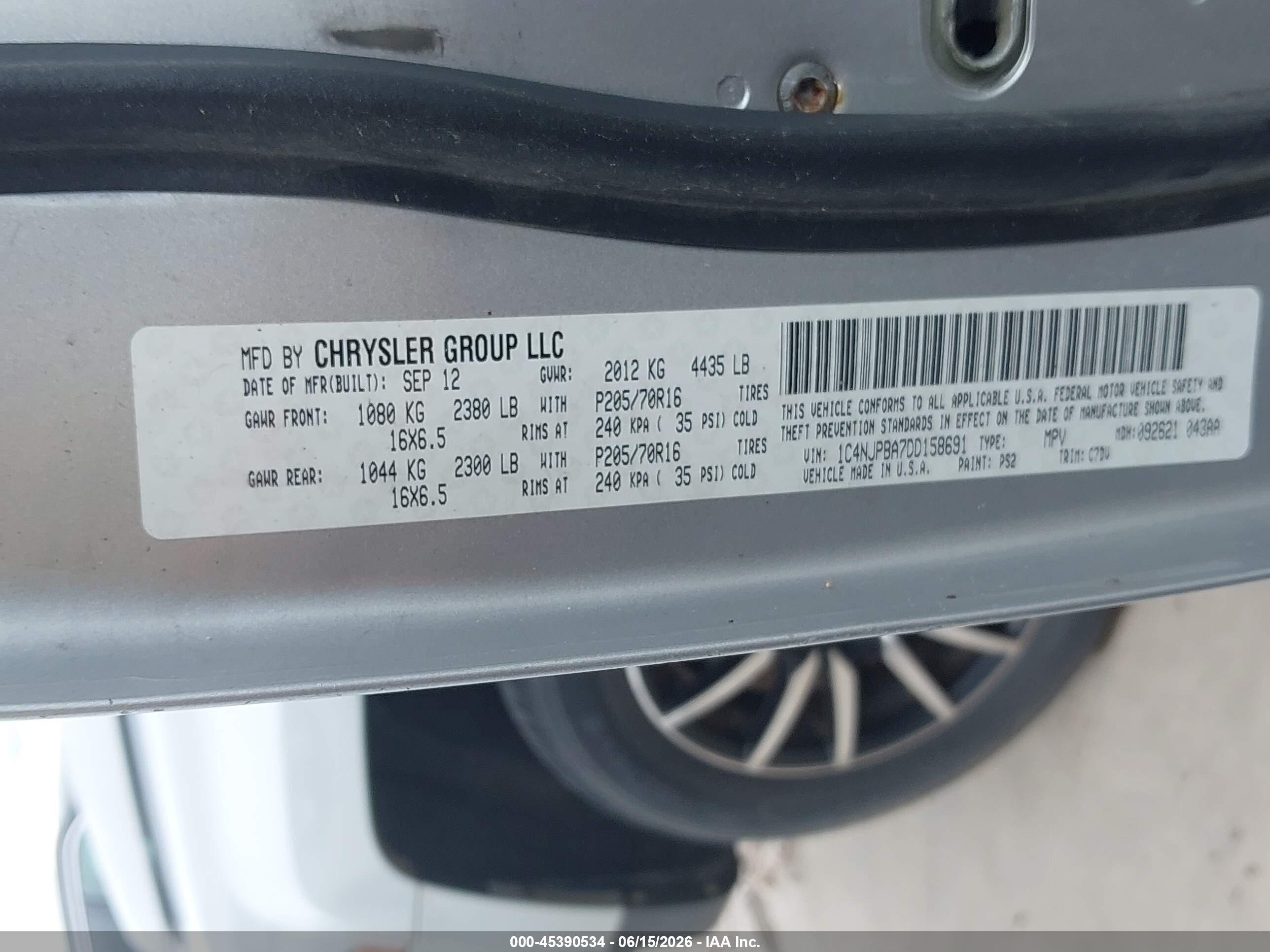 2013 Jeep Patriot Sport Silver vin: 1C4NJPBA7DD158691